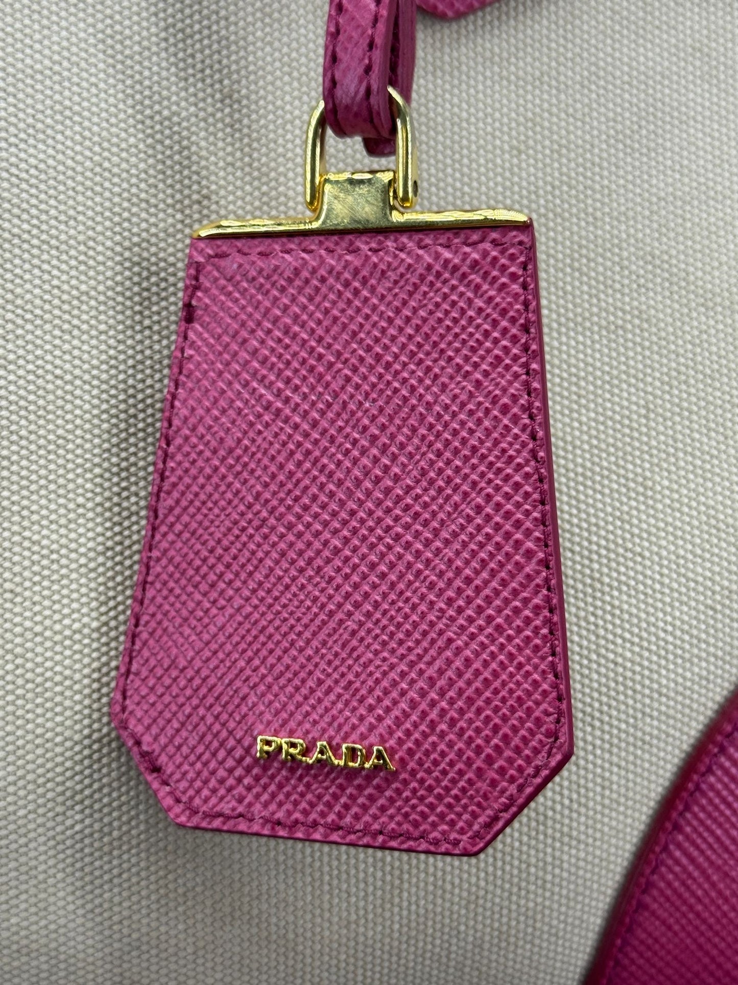 Prada Canapa + Saffiano Double Bag