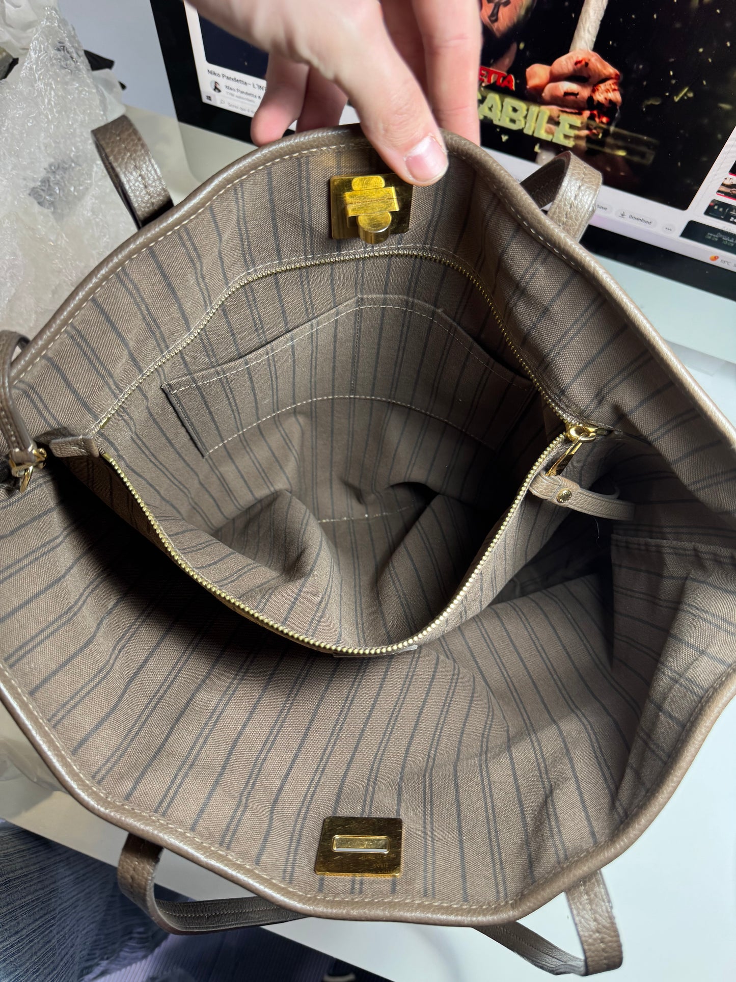 Louis Vuitton Citadine PM in pelle con Monogram