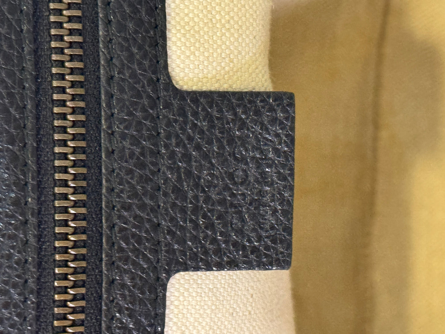 Gucci in pelle marmount big logo