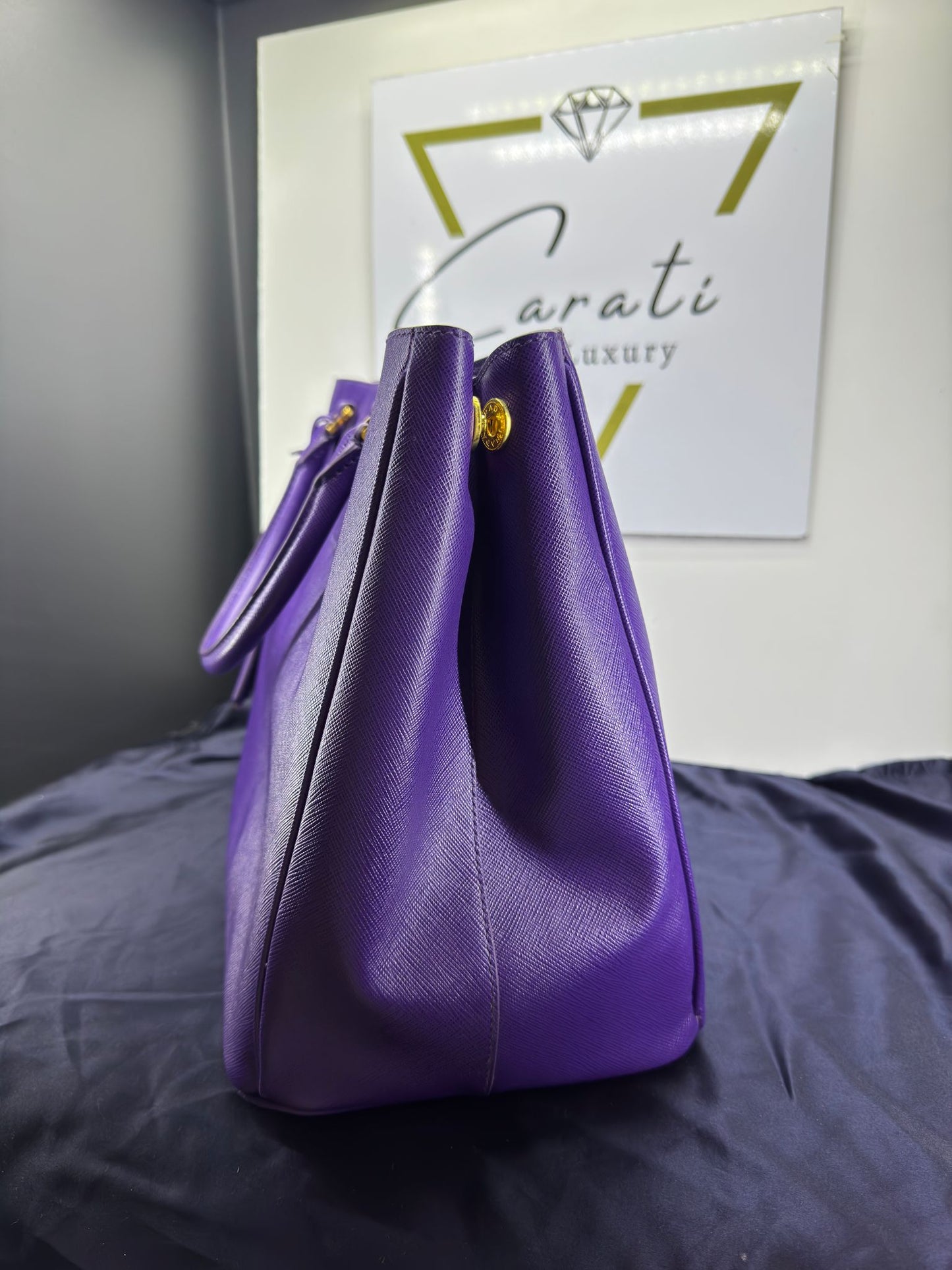 Prada Galleria in pelle Saffiano viola