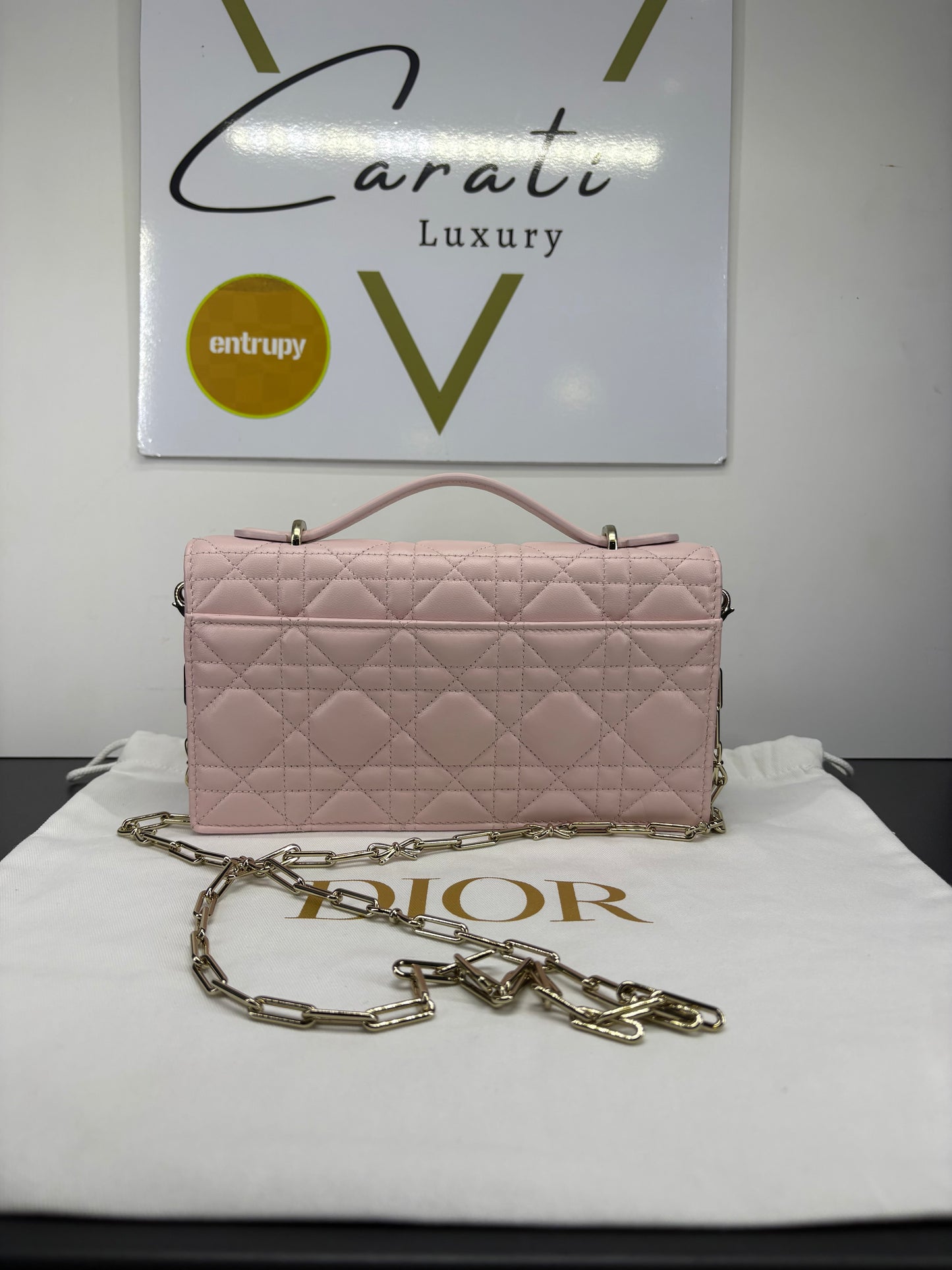 My Dior in pelle di agnello rosa Soupir