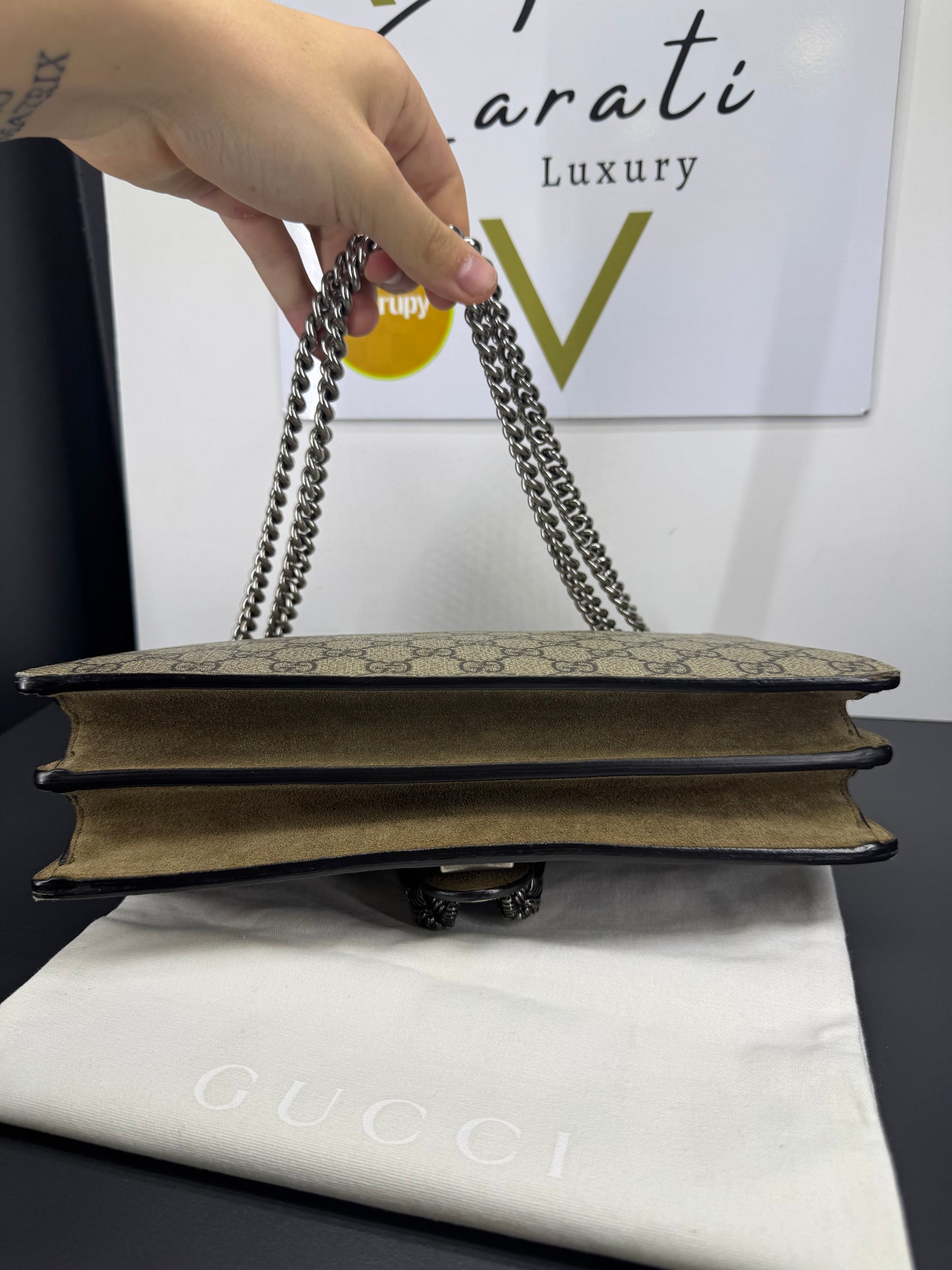 Gucci dyonisus Monogram misura media