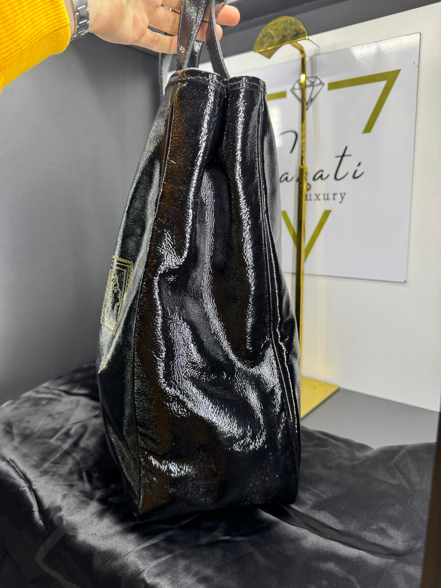 Saint Laurent shopping bag nera