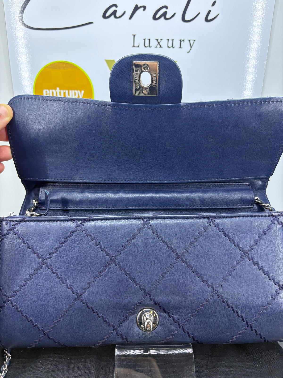Chanel Ultimate Stitch East West Wallet on Chain (WOC