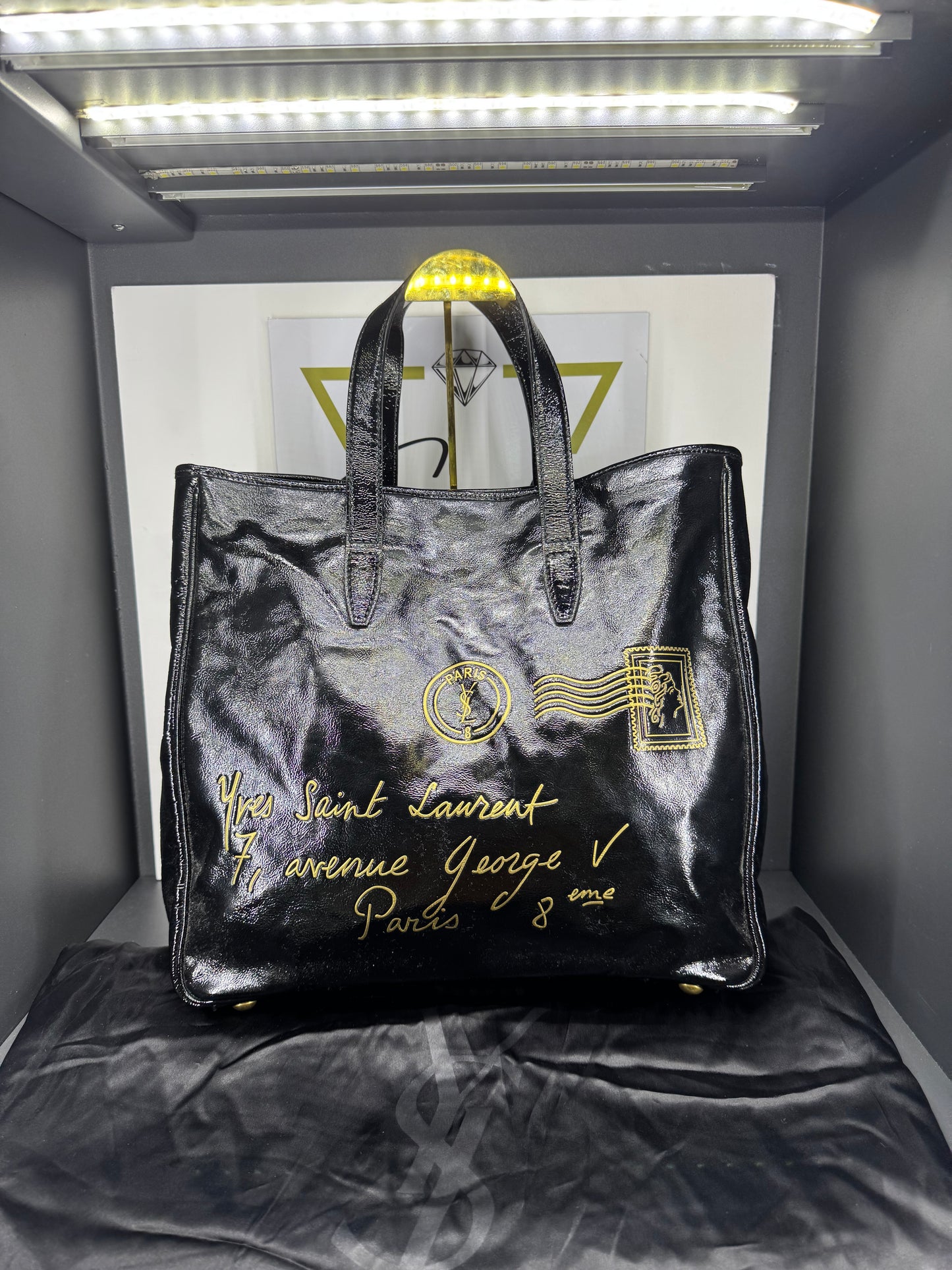 Saint Laurent shopping bag nera