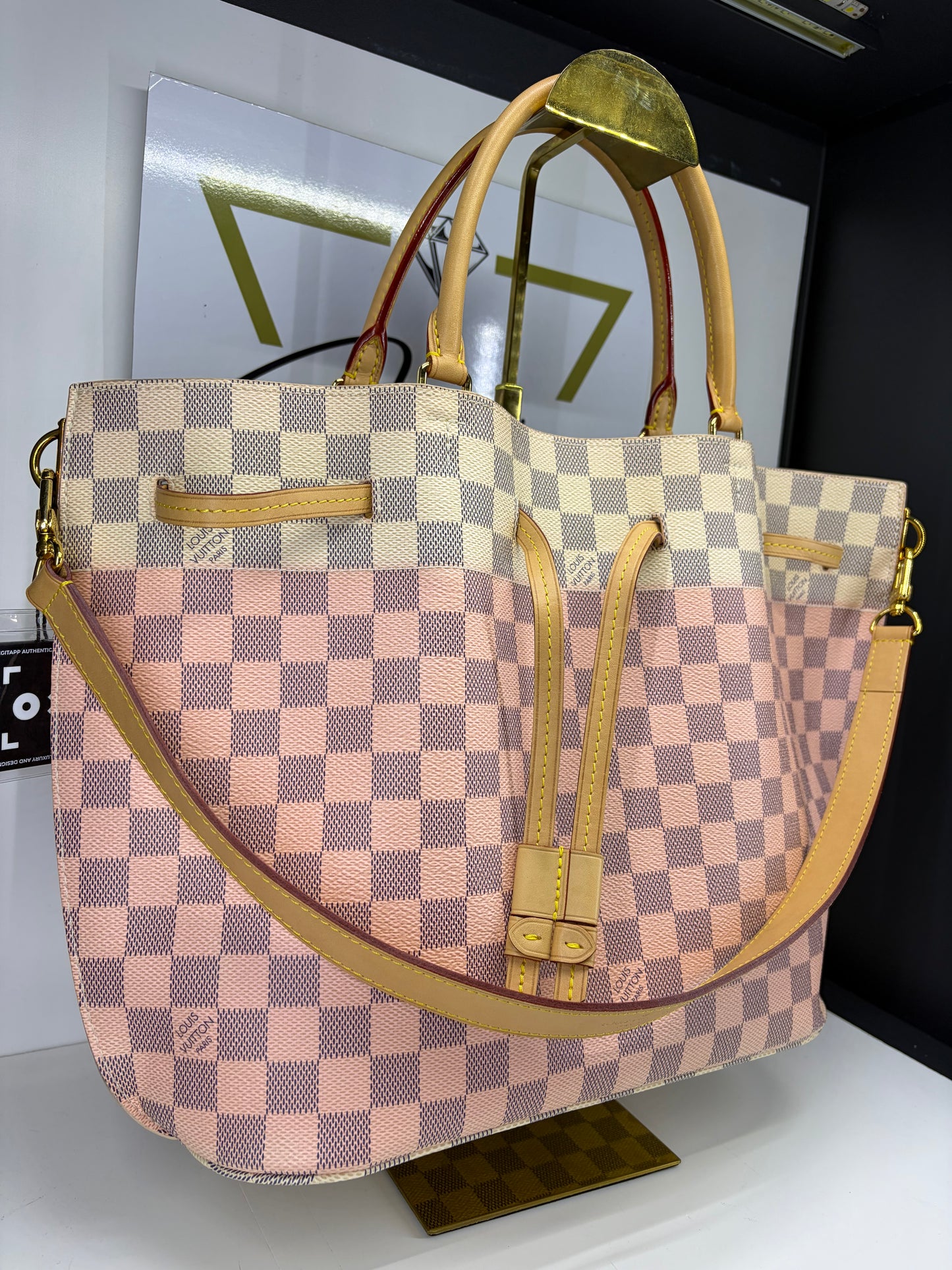 Louis Vuitton Girolata in tela Damier Azur