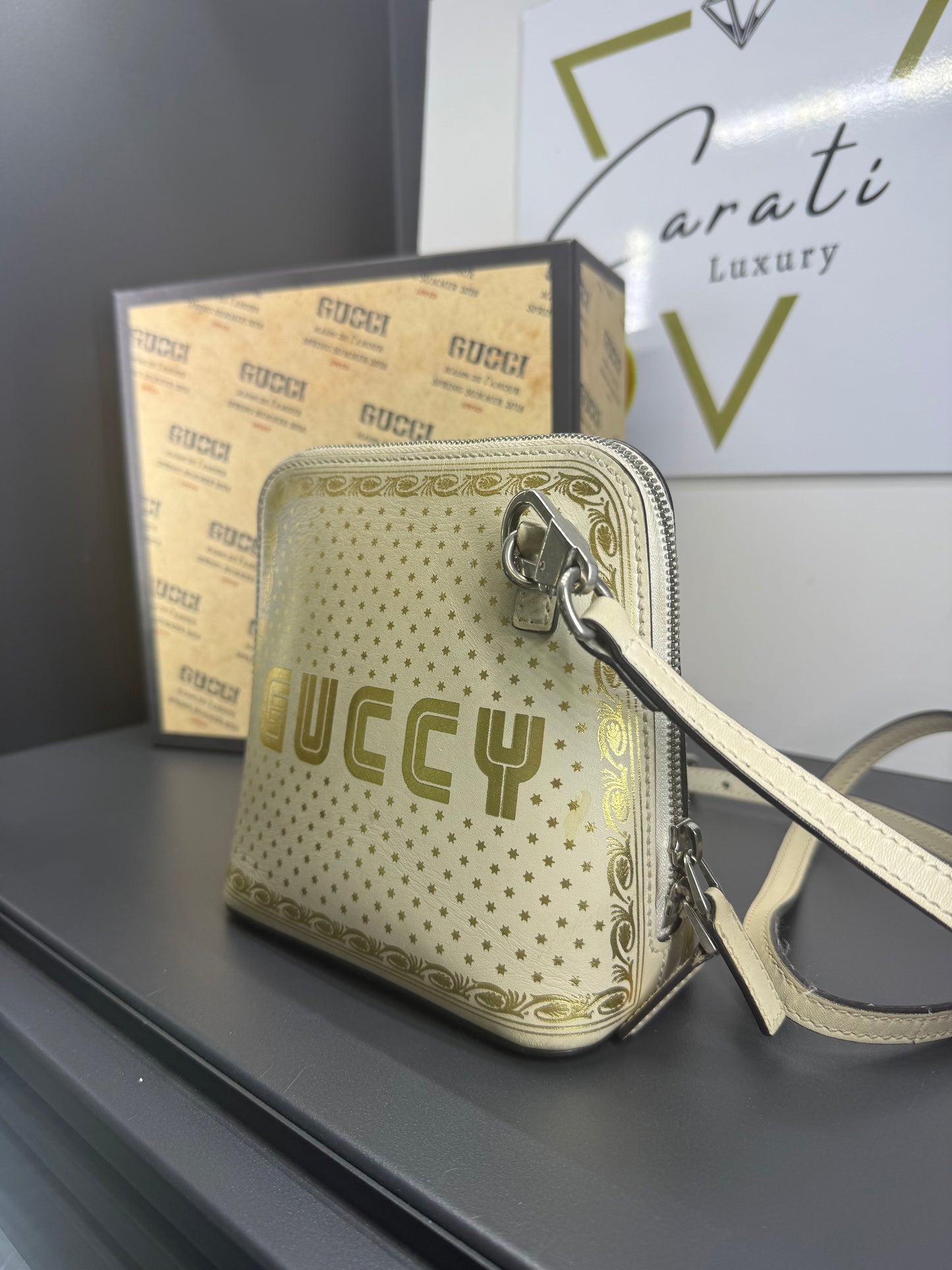 Gucci x SEGA Guccy Stars Mini Dome Shoulder Bag
