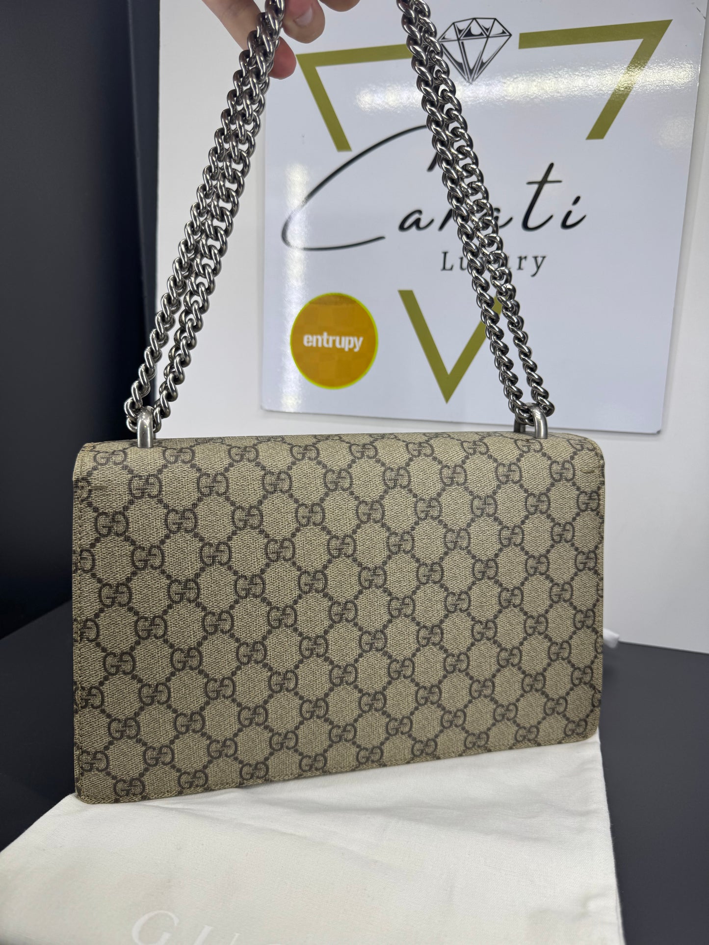 Gucci dyonisus Monogram misura media