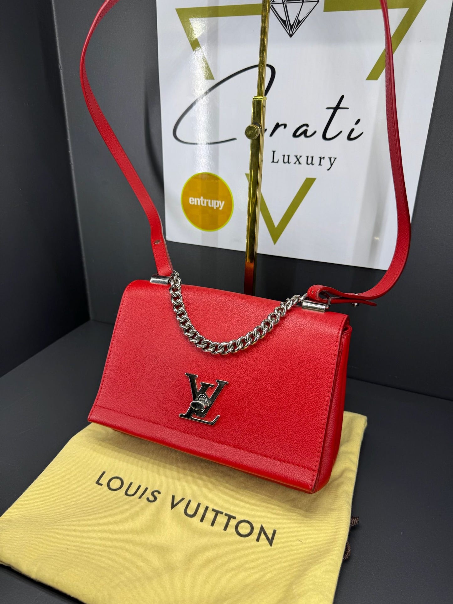 Borsa a spalla Louis Vuitton Lockme II