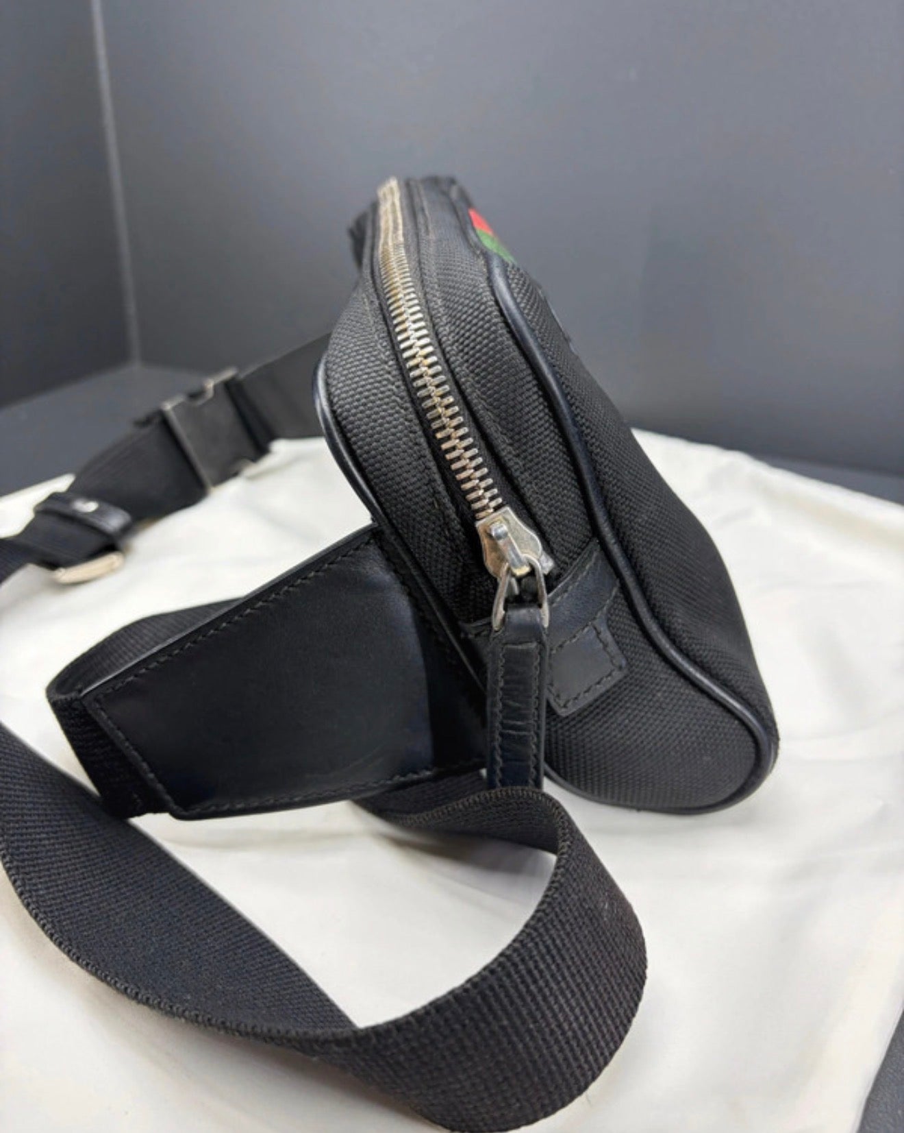 Gucci Techno Canvas Web Belt Bag