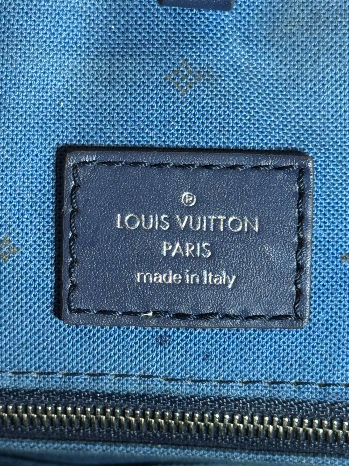 Louis Vuitton on the go Limited edition sky blu Monogram