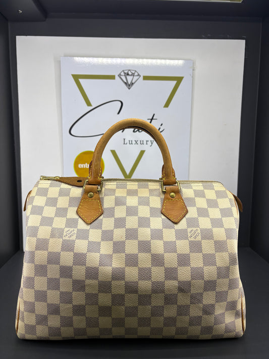 Louis Vuitton Speedy 30 Damier azur