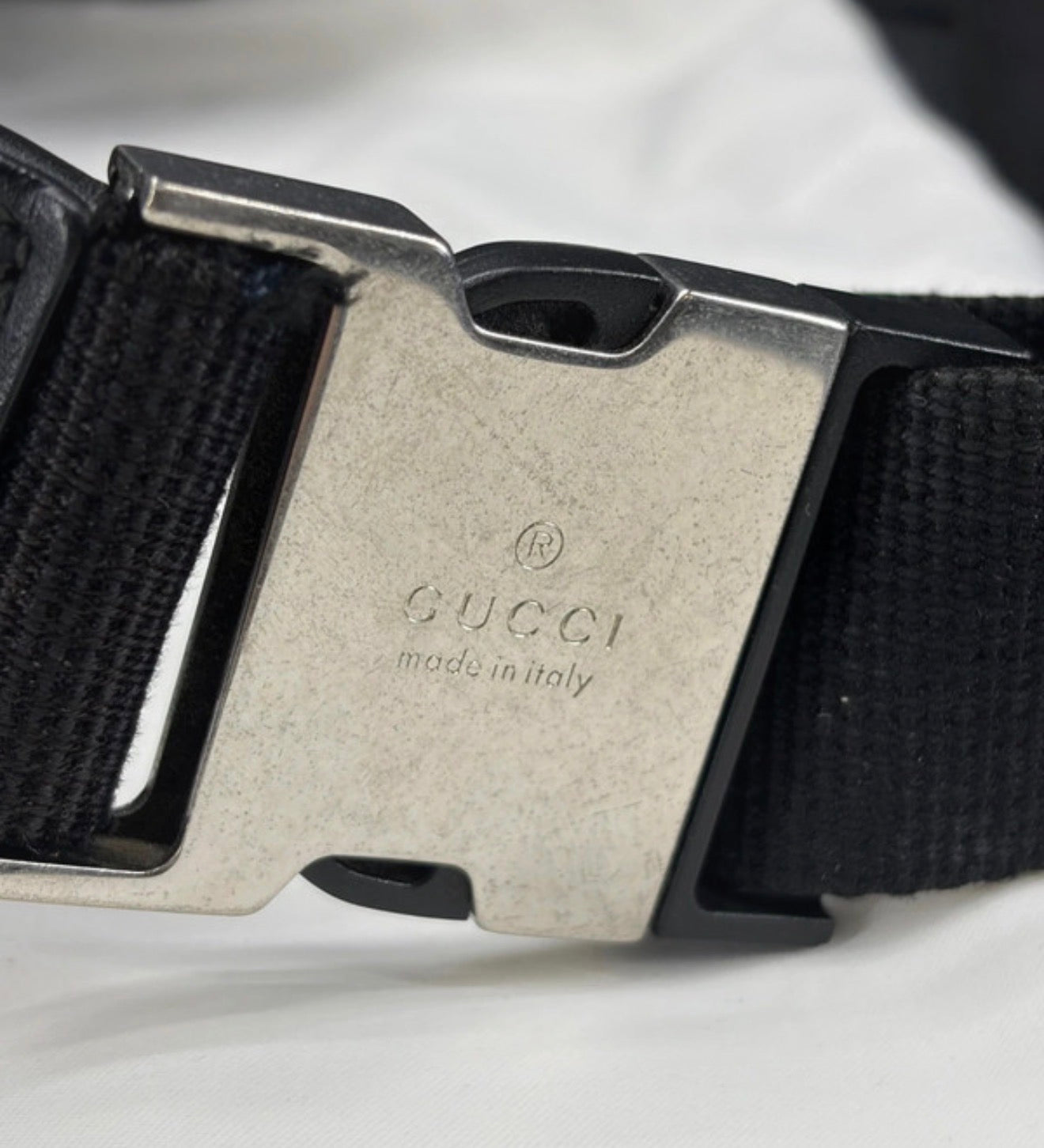 Gucci Techno Canvas Web Belt Bag