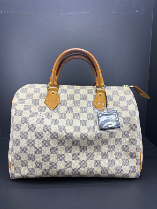 Louis Vuitton Speedy 30 Damier Azur