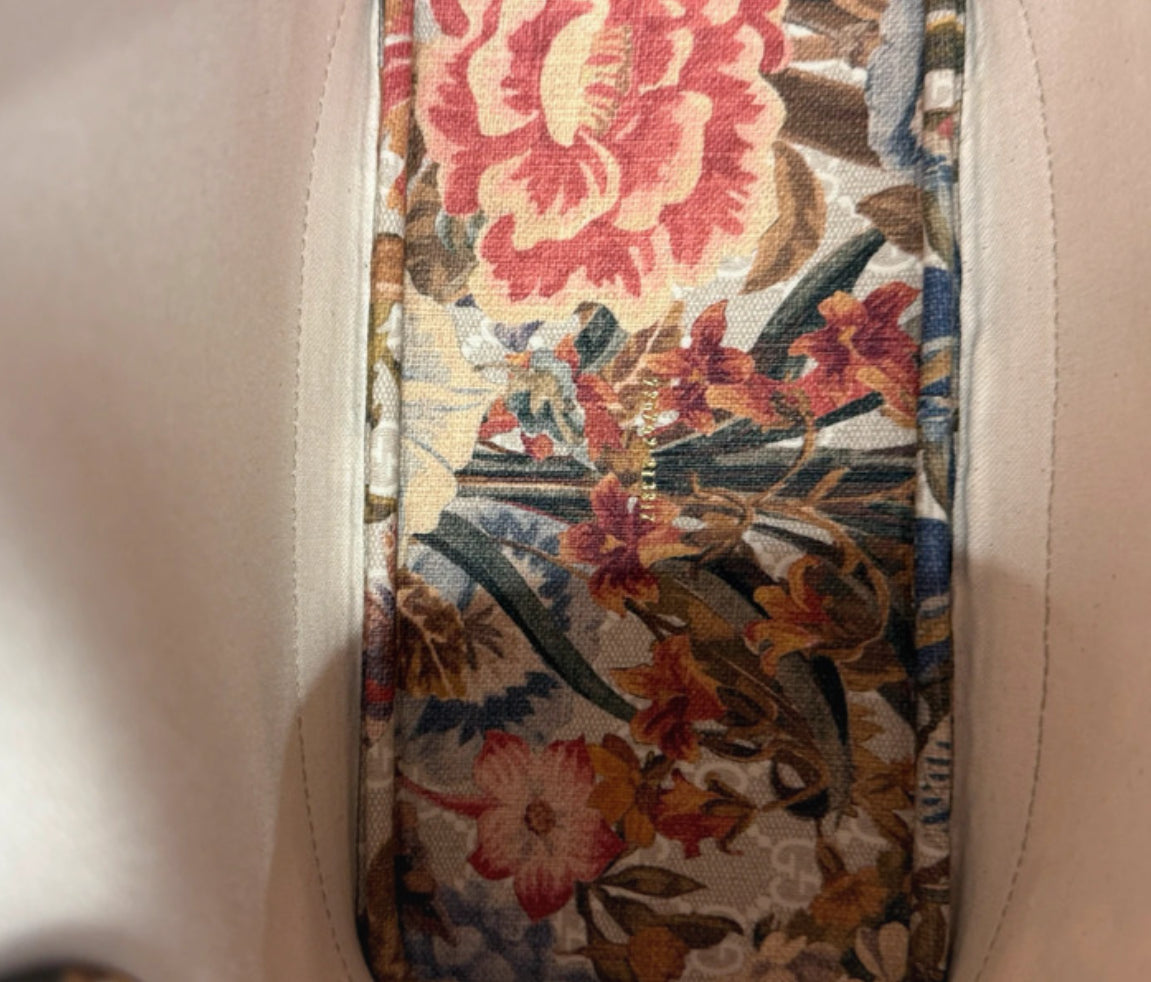 Gucci Ophidia Tote Water Flora GG Coated Canvas
Medium