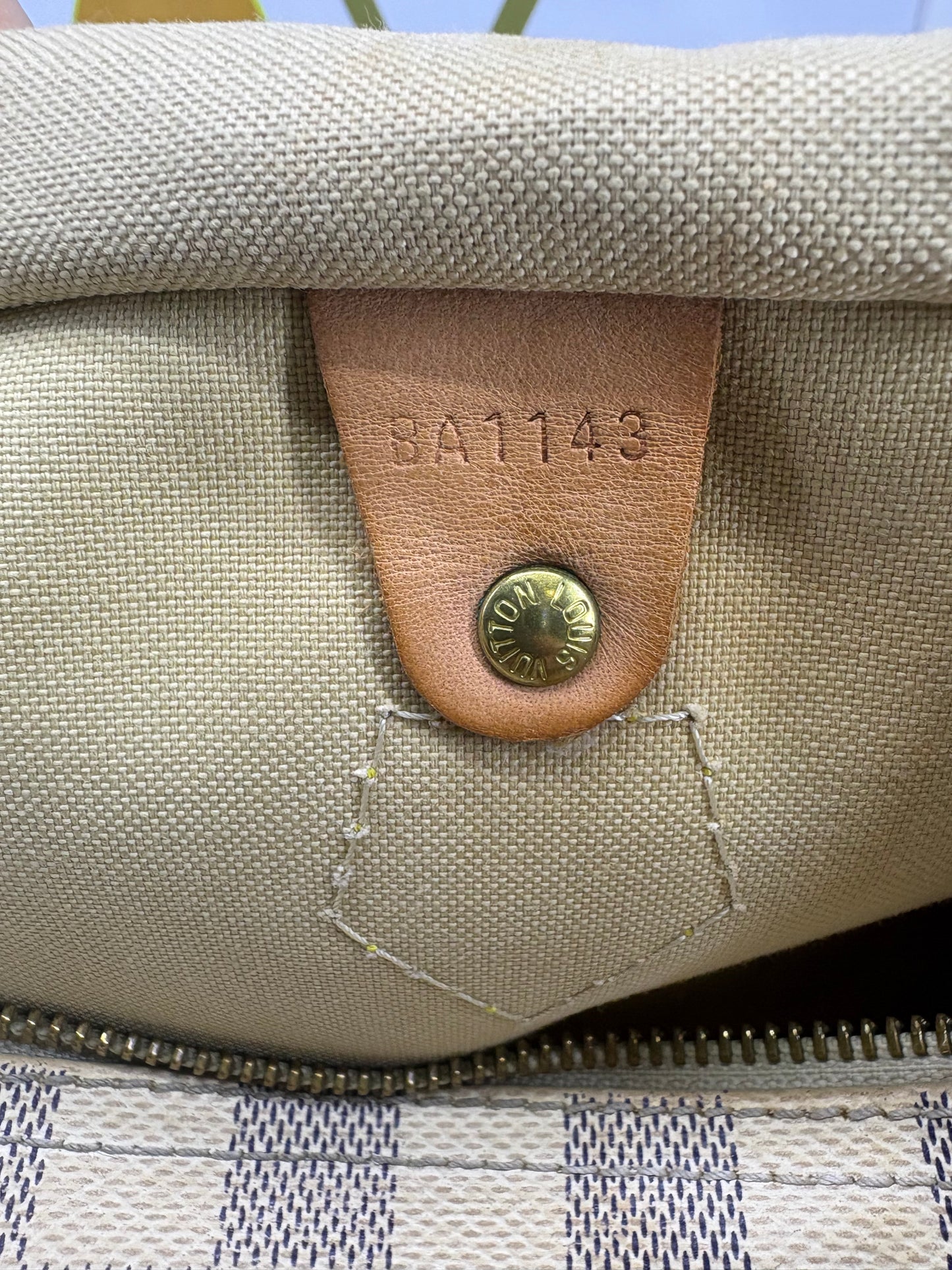 Louis Vuitton Speedy 30 Damier azur