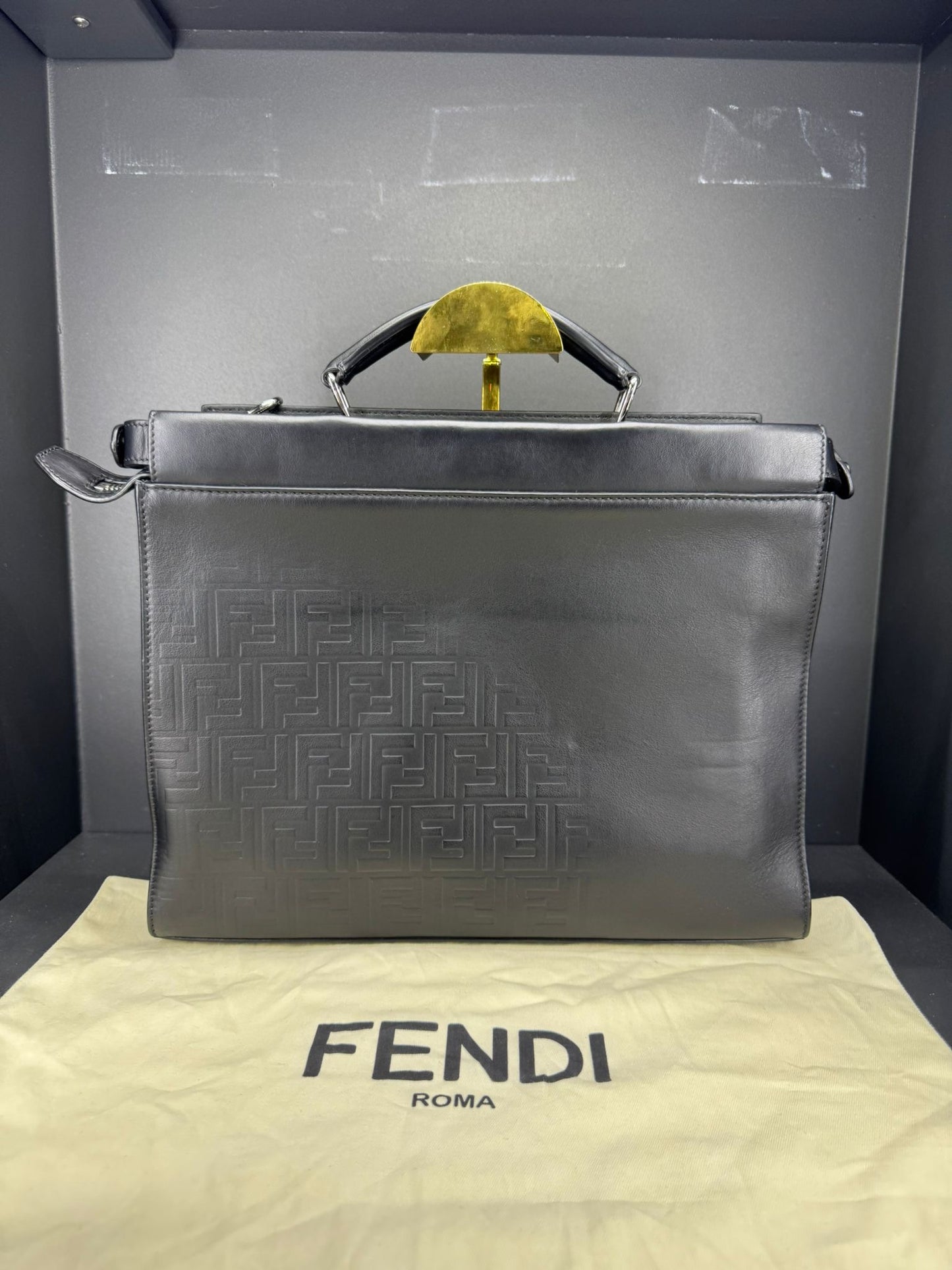 Cartella Briefcase Fendi Peekaboo ISeeU