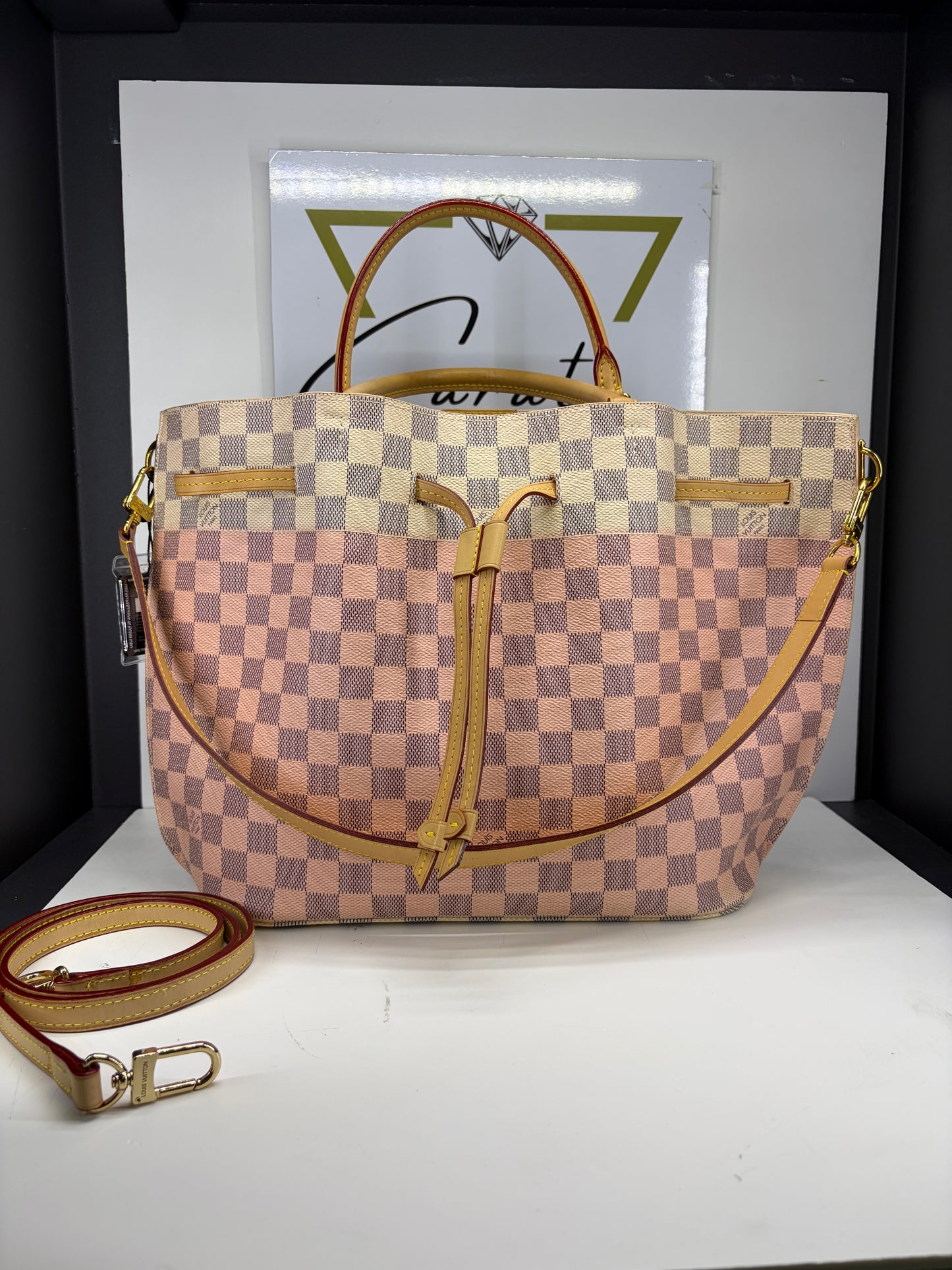 Louis Vuitton Girolata in tela Damier Azur