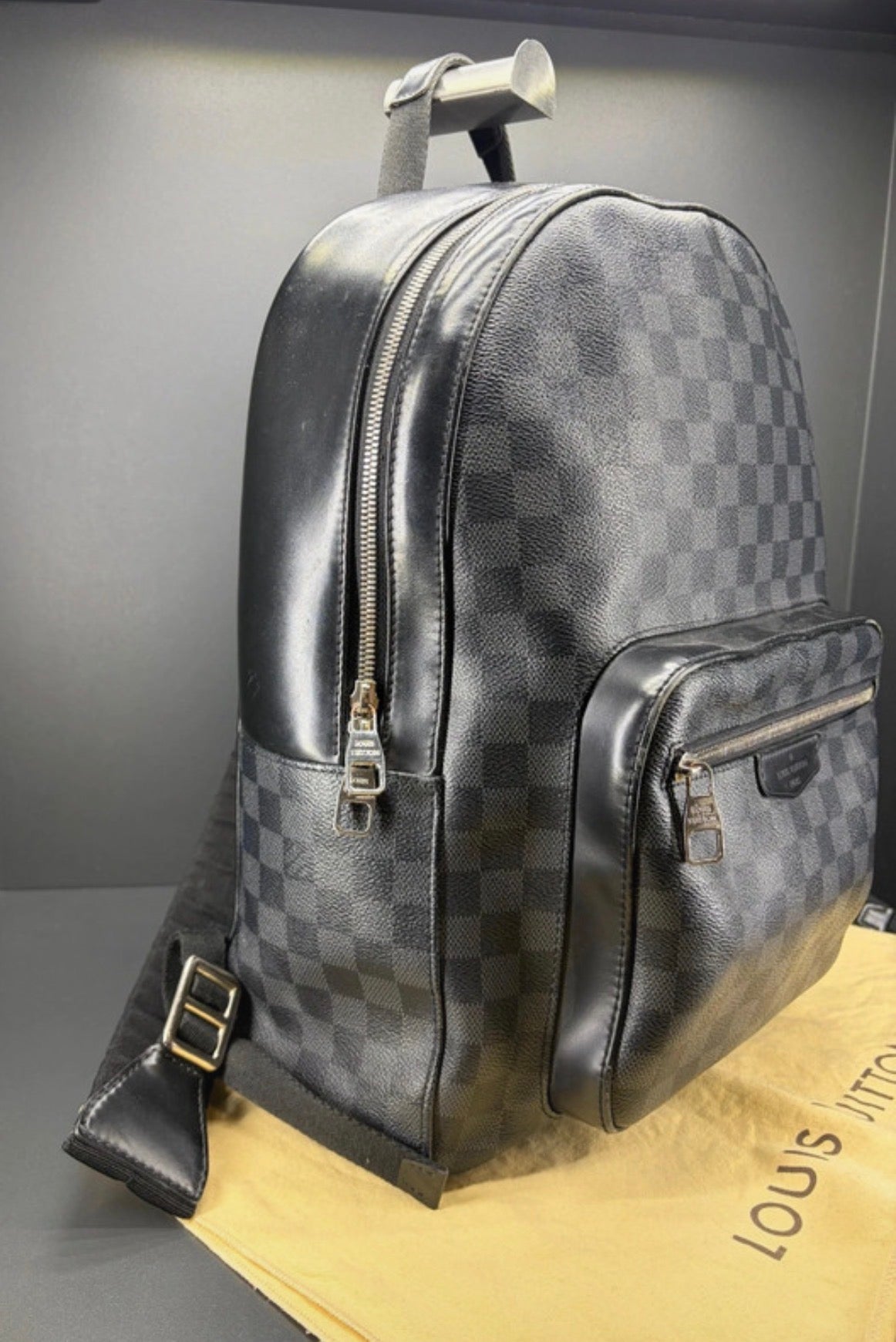 Louis Vuitton Josh Backpack Damier Graphite
