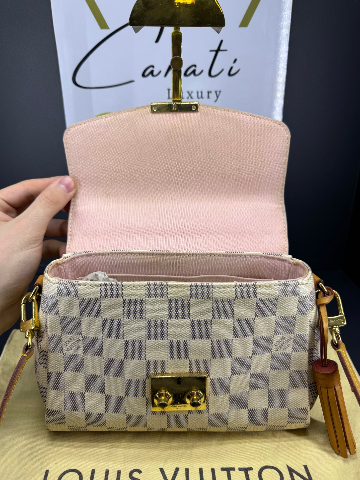 Louis Vuitton croisette damier azur