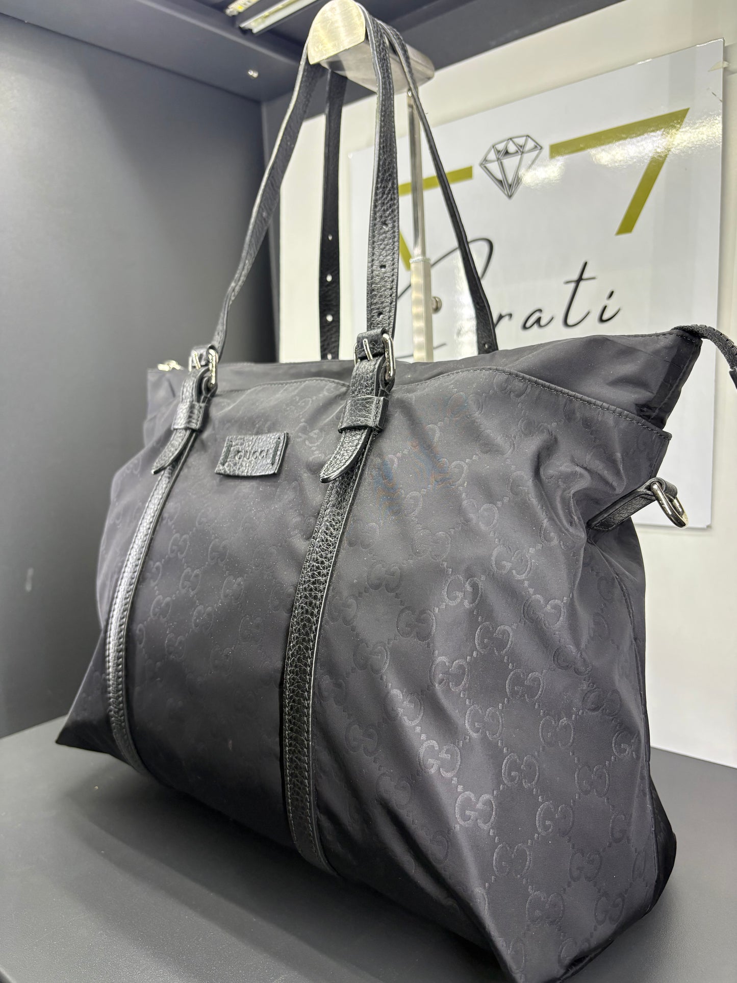 Gucci 2-Way Tote in Nylon GG Supreme