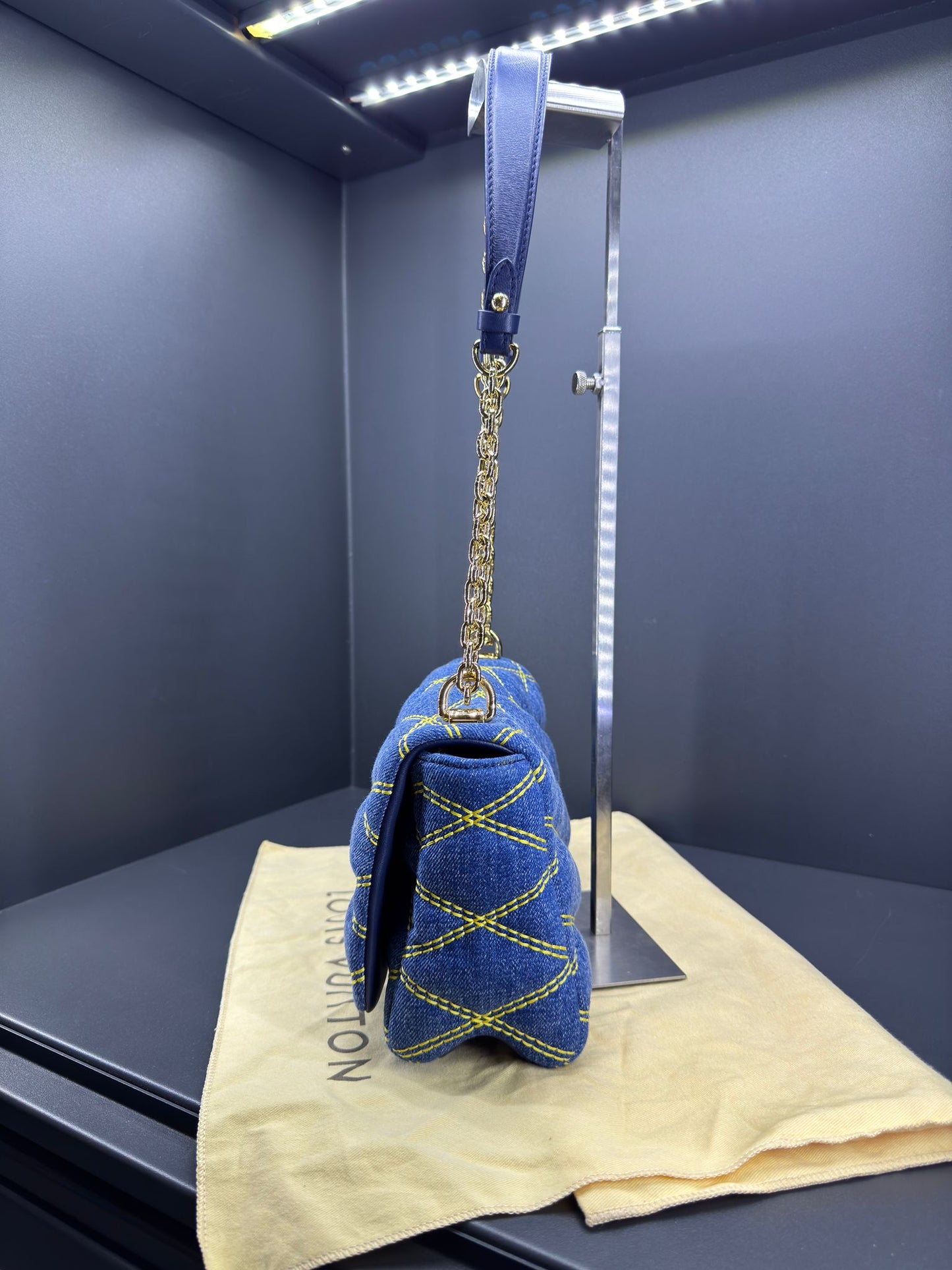 Louis Vuitton GO-14 PM Malletage Denim