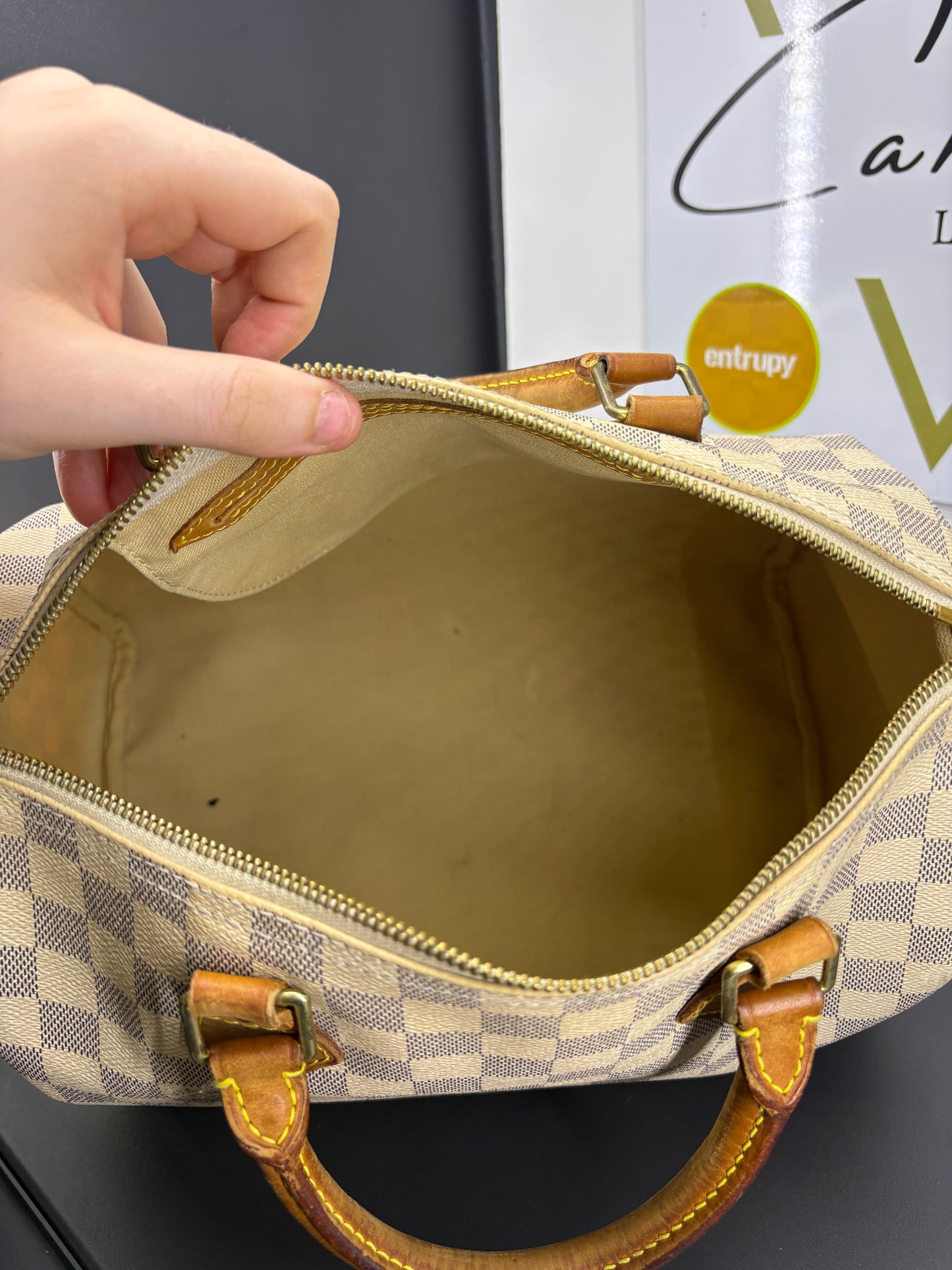 Louis Vuitton Speedy 30 Damier azur