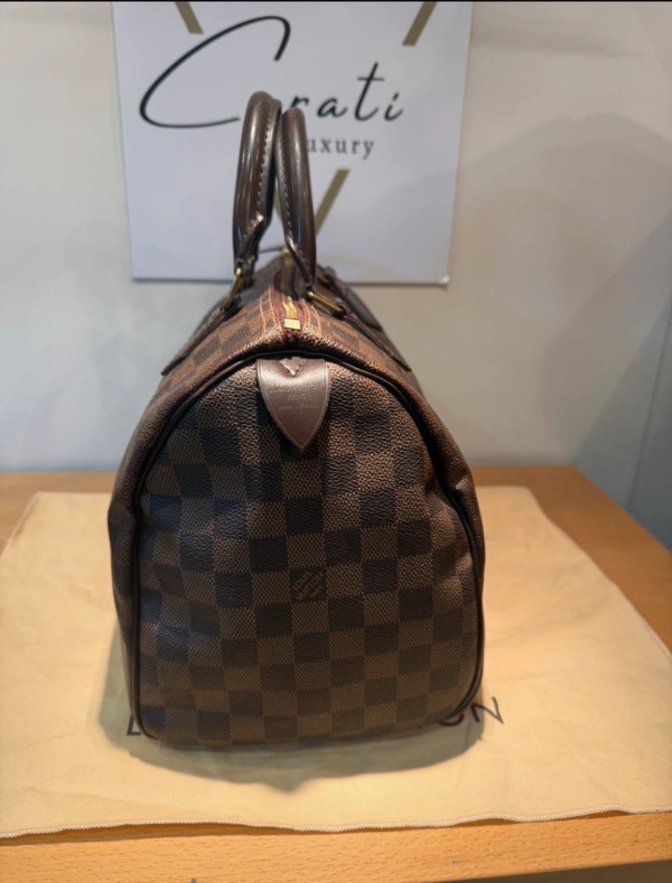 Louis Vuitton Speedy 30 Damier Ebene