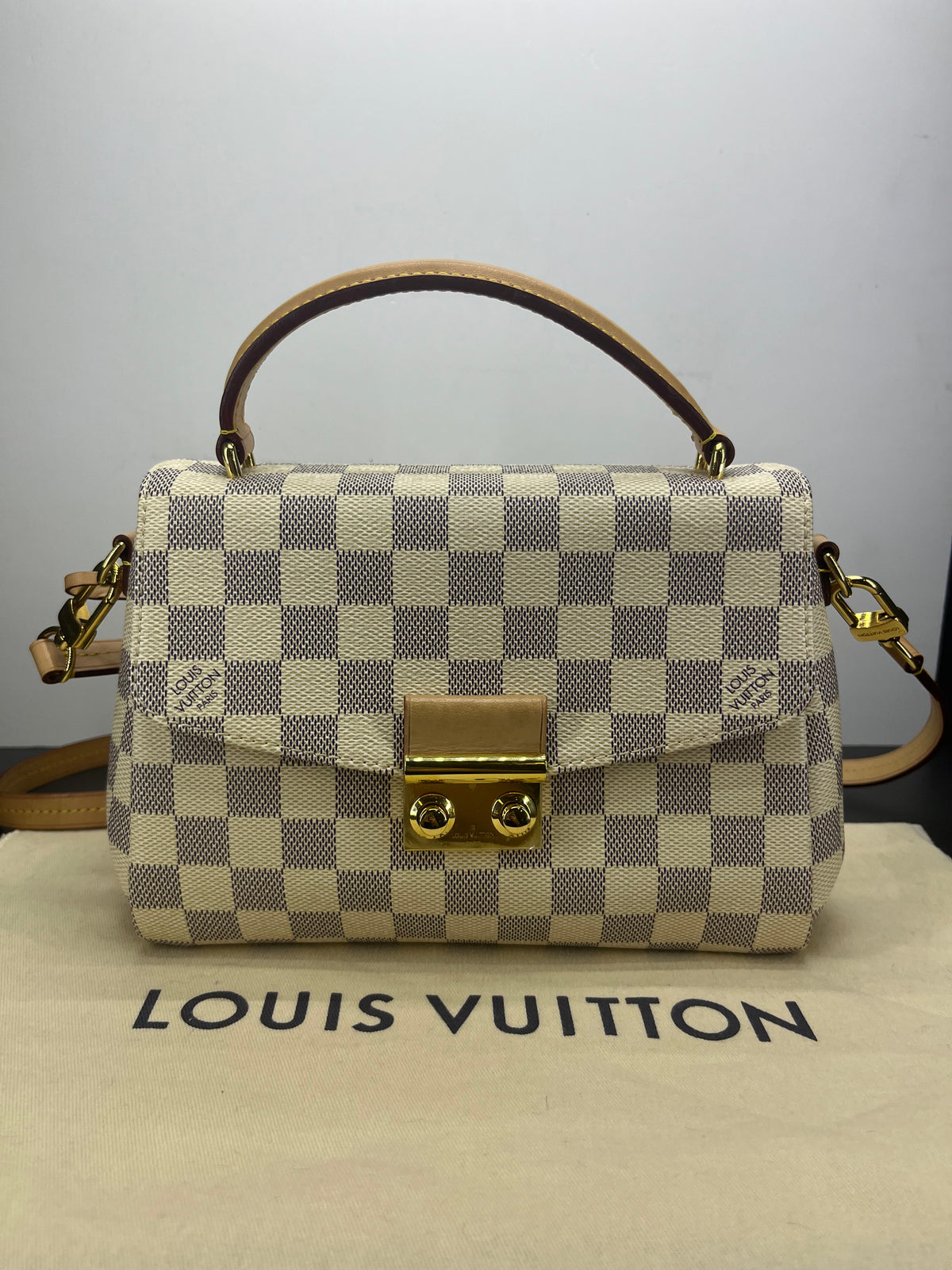 Louis Vuitton Croisette in tela Damier Azur