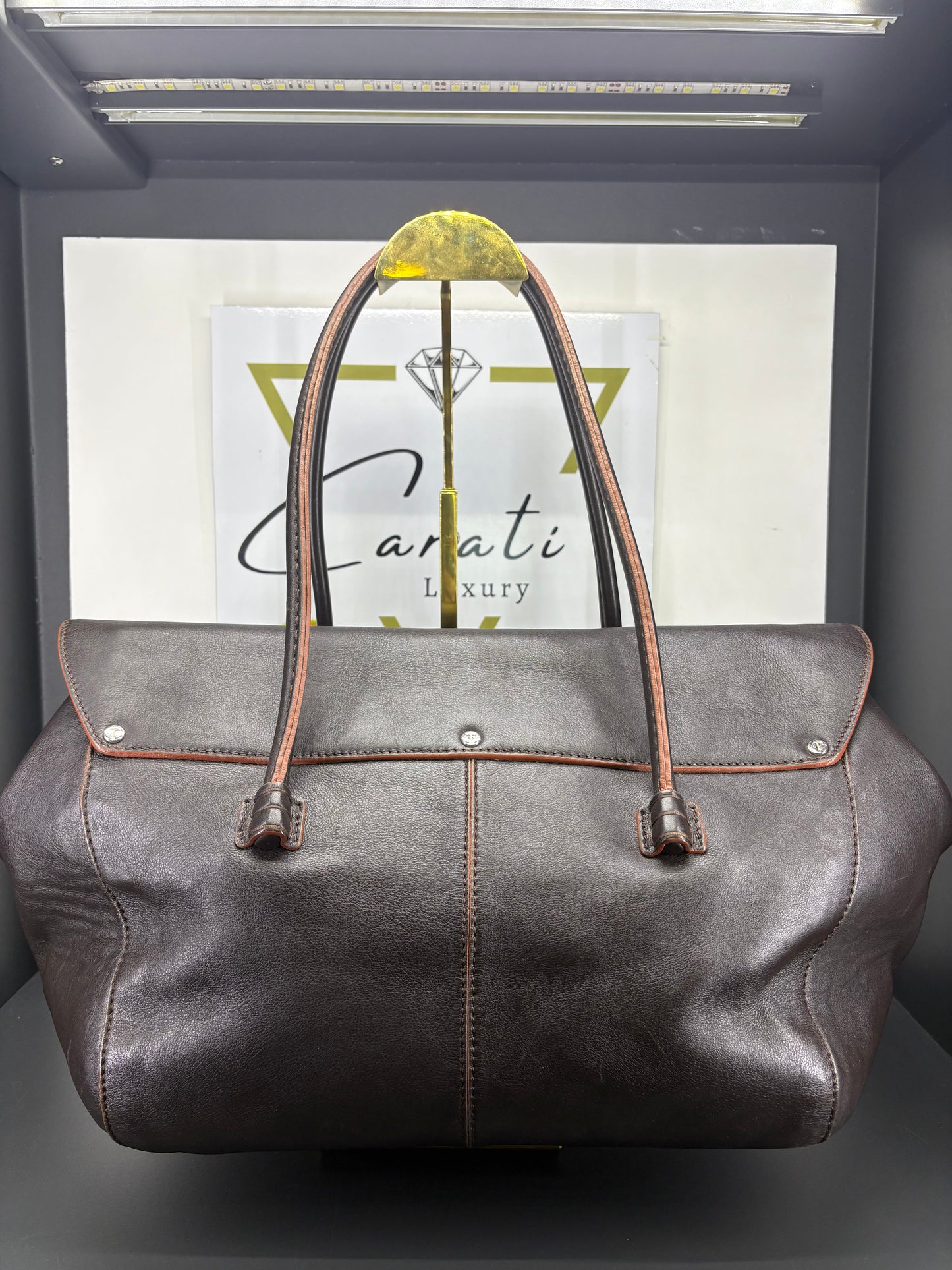 Tod's Corniche Wave East West Satchel