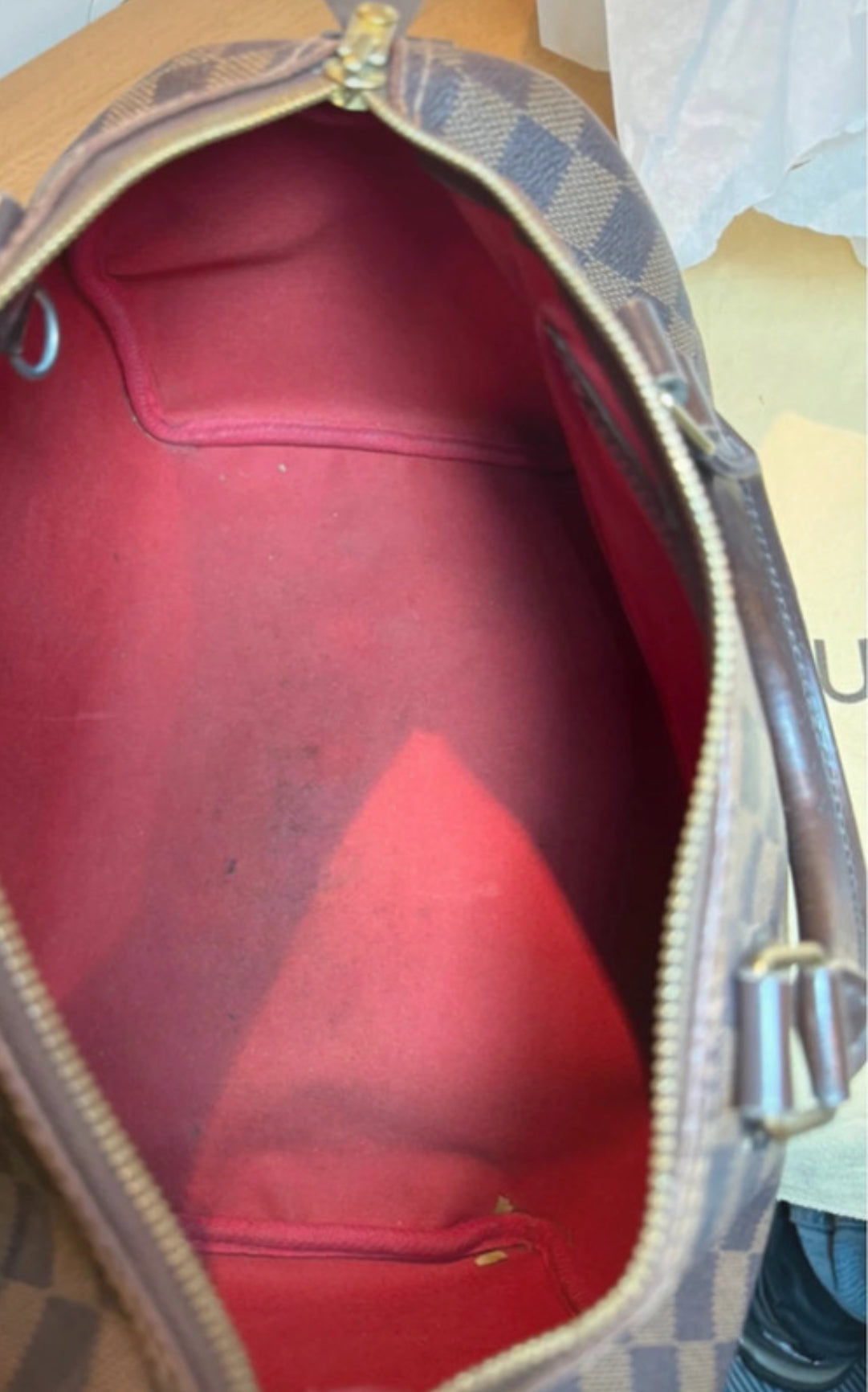 Louis Vuitton Speedy 30 Damier Ebene