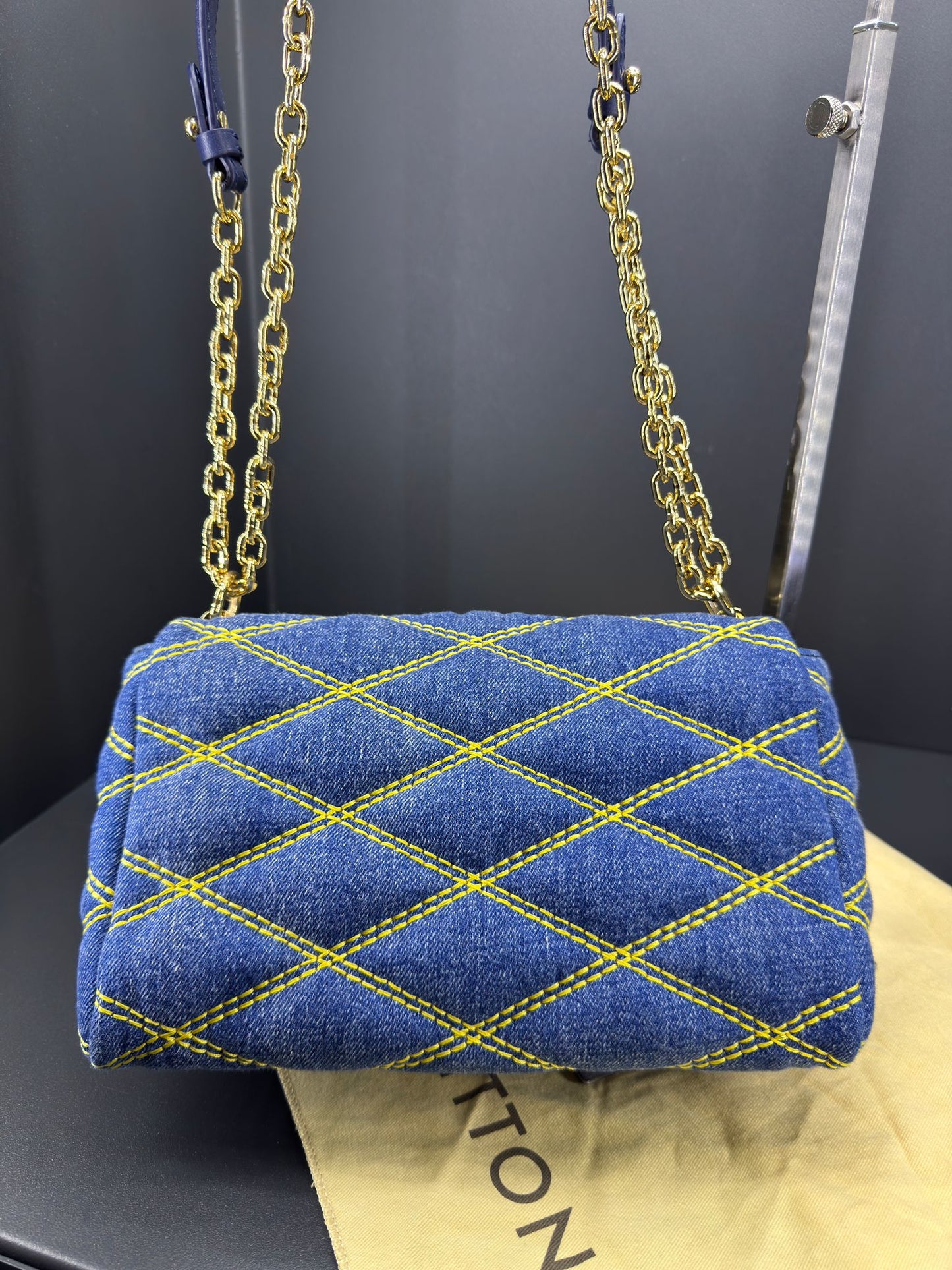 Louis Vuitton GO-14 PM Malletage Denim