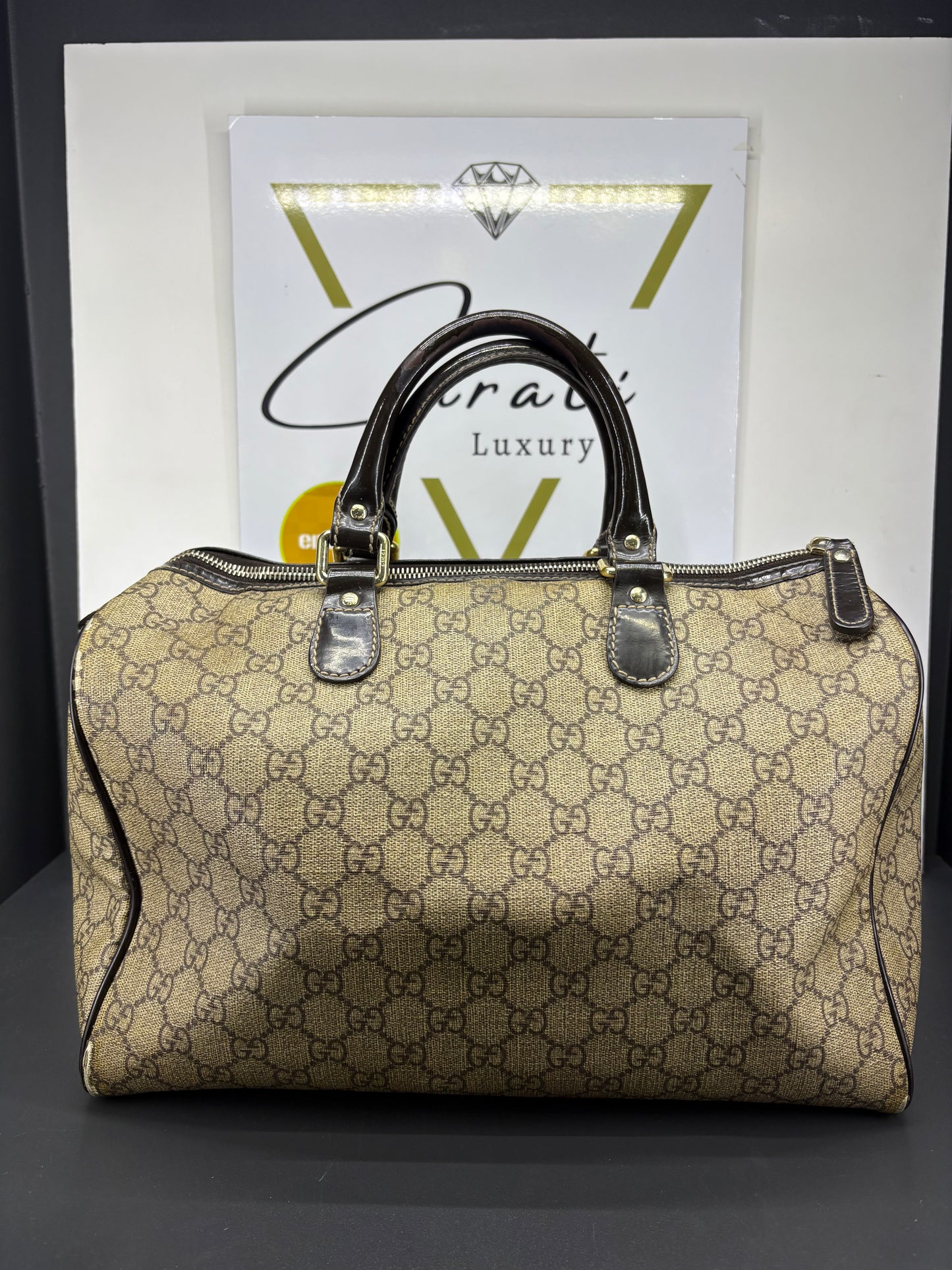 Gucci Joy Boston Bag "Tattoo Heart