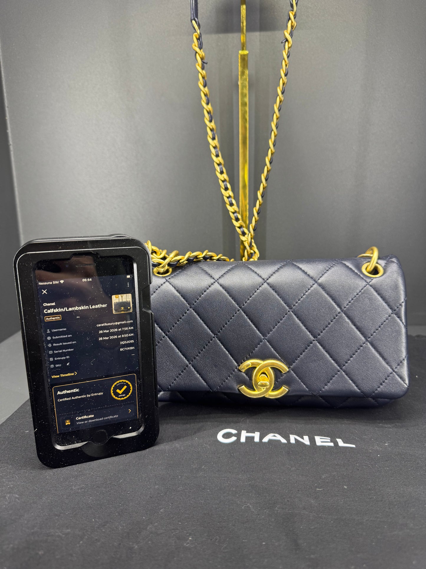 Chanel 2.55 blu
