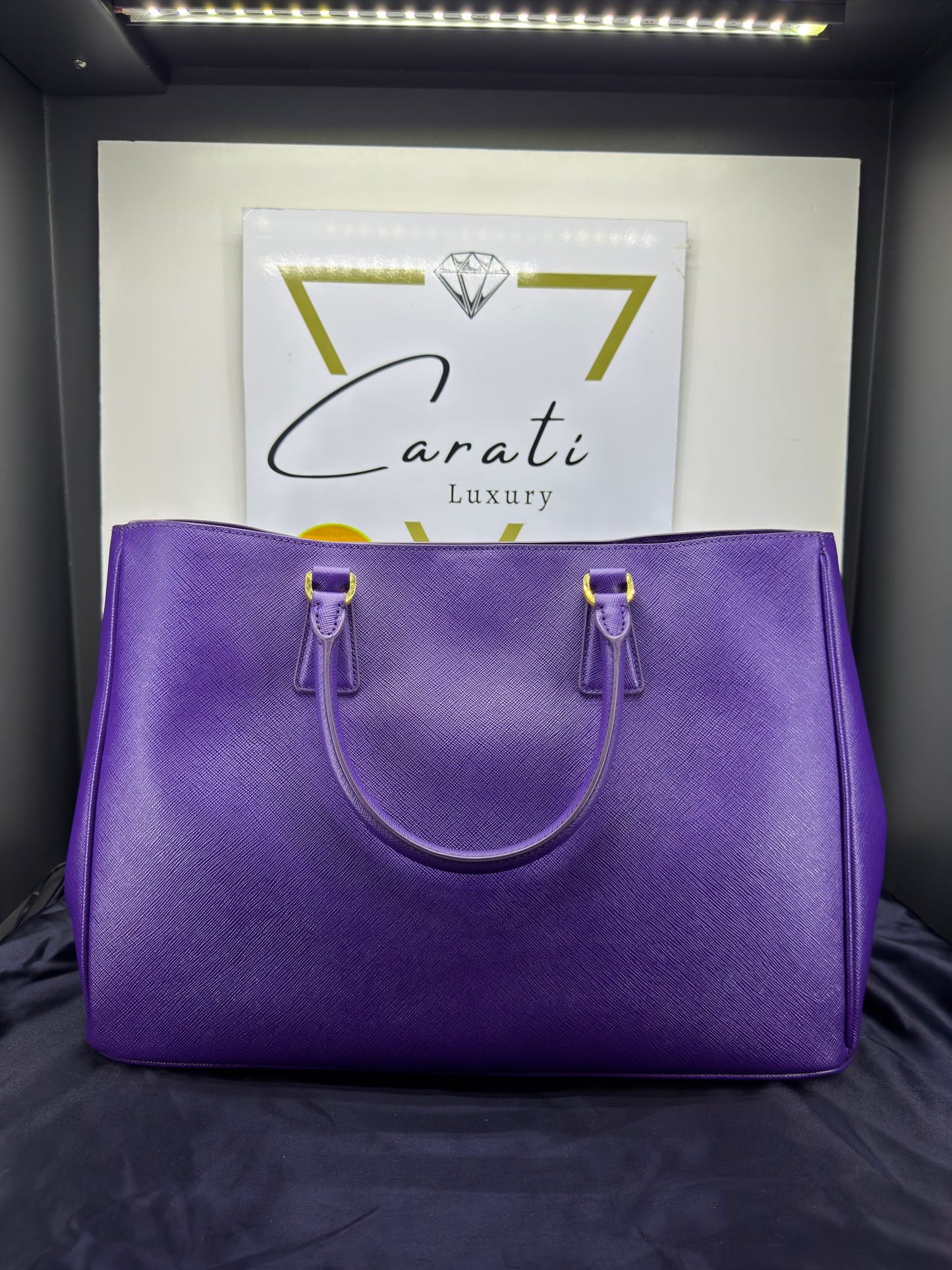 Prada Galleria in pelle Saffiano viola