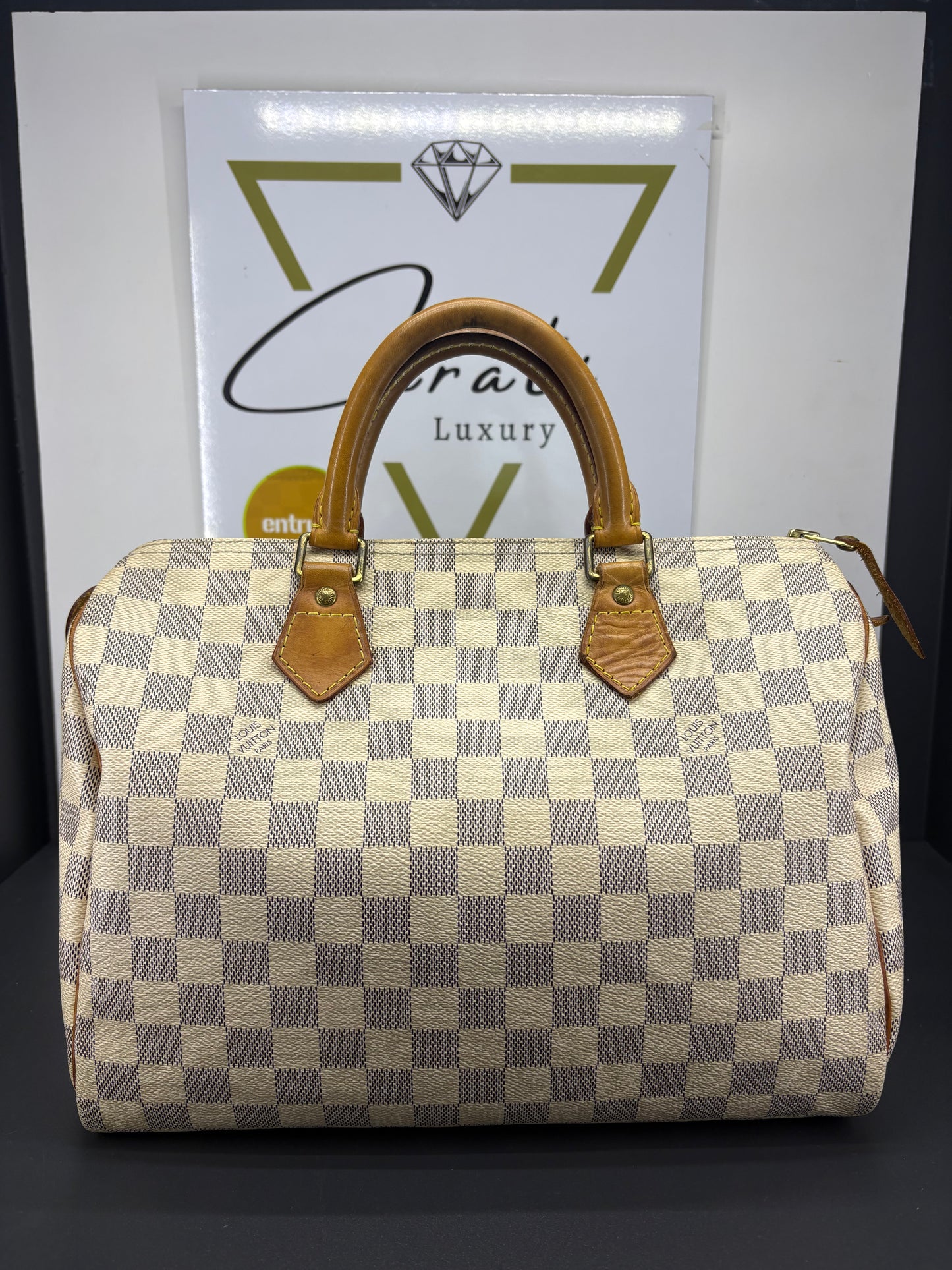 Louis Vuitton Speedy 30 Damier Azur