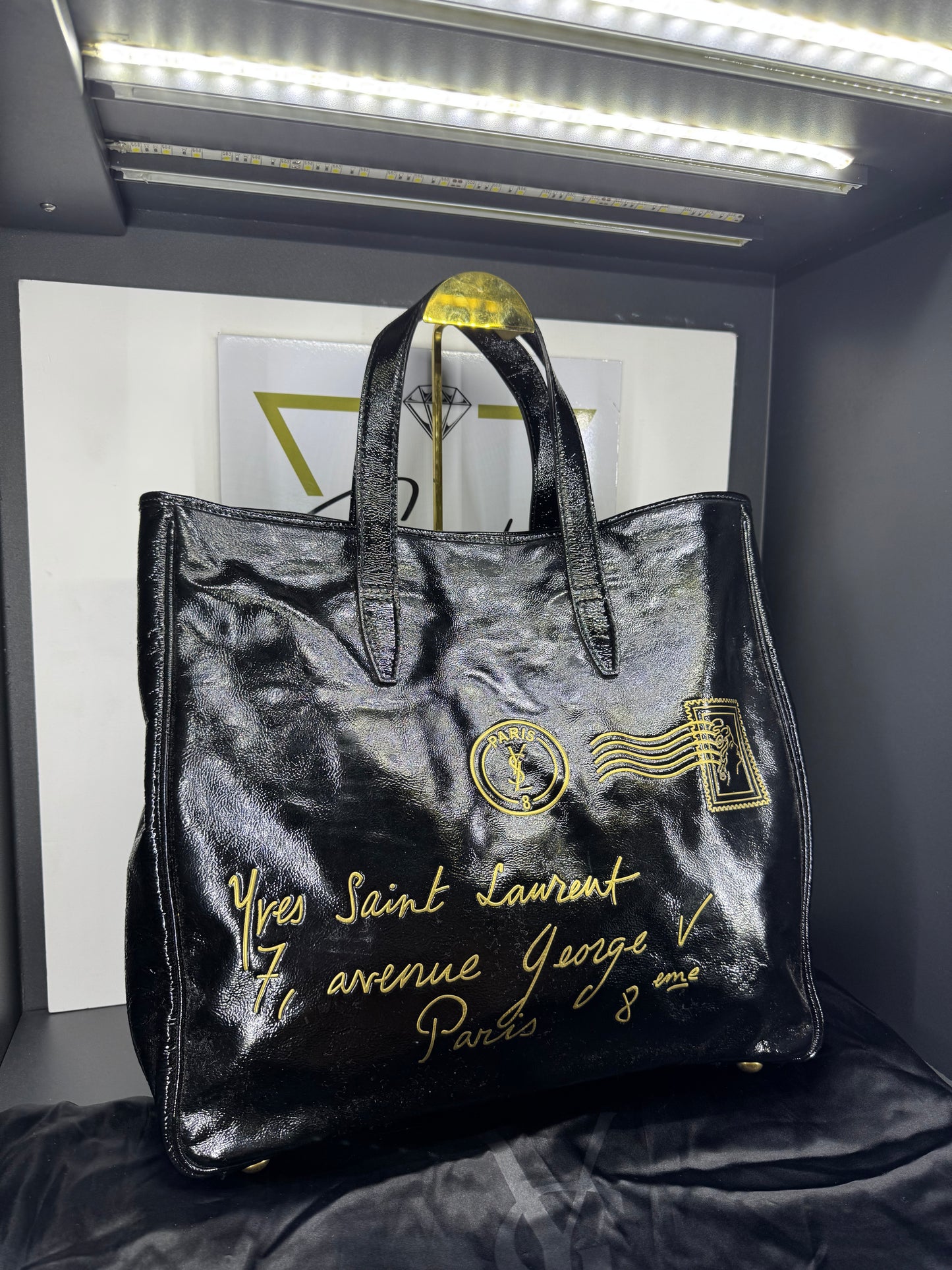 Saint Laurent shopping bag nera
