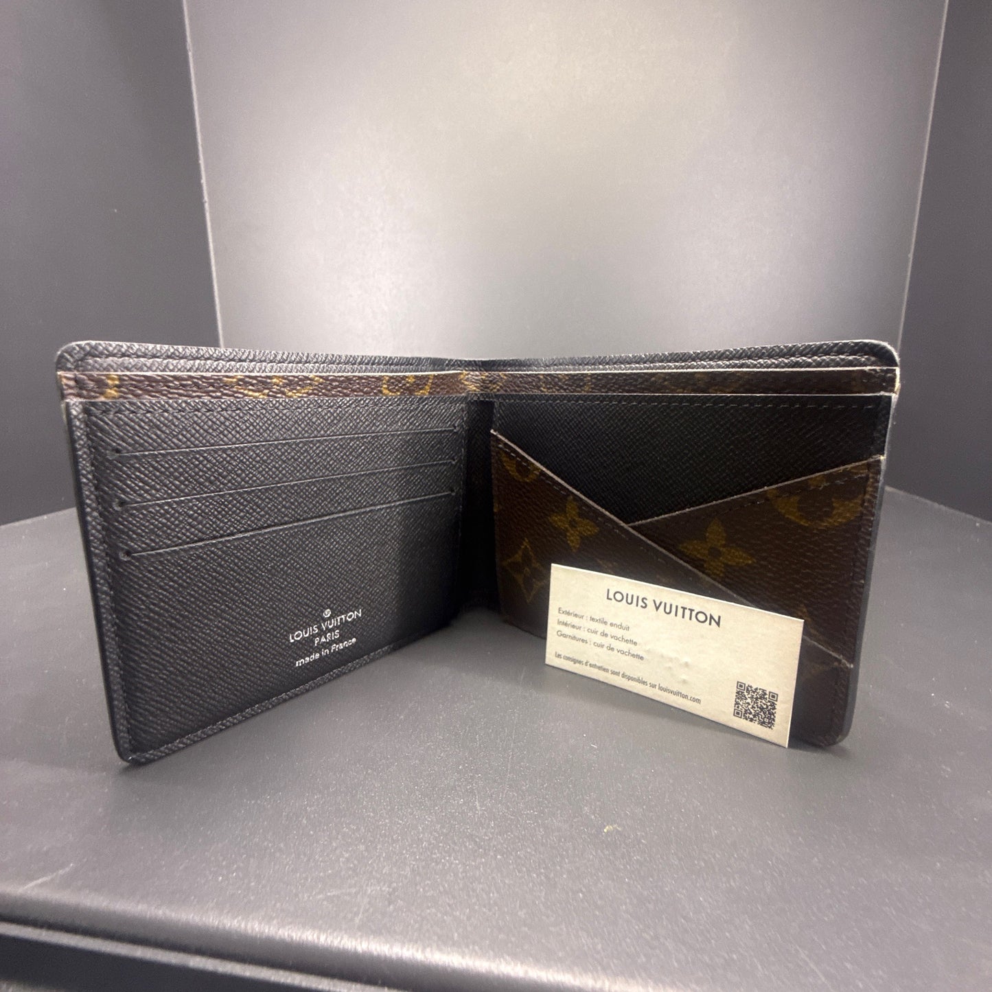 Louis Vuitton portafoglio Macassar