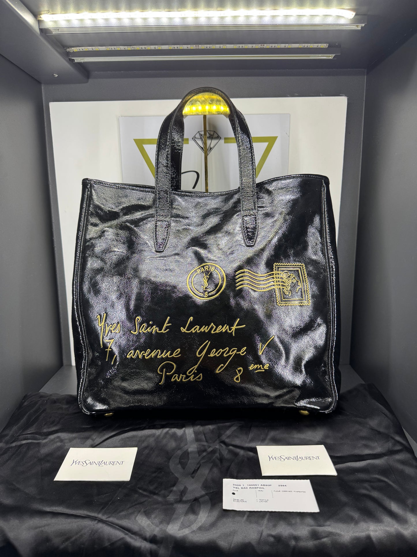 Saint Laurent shopping bag nera