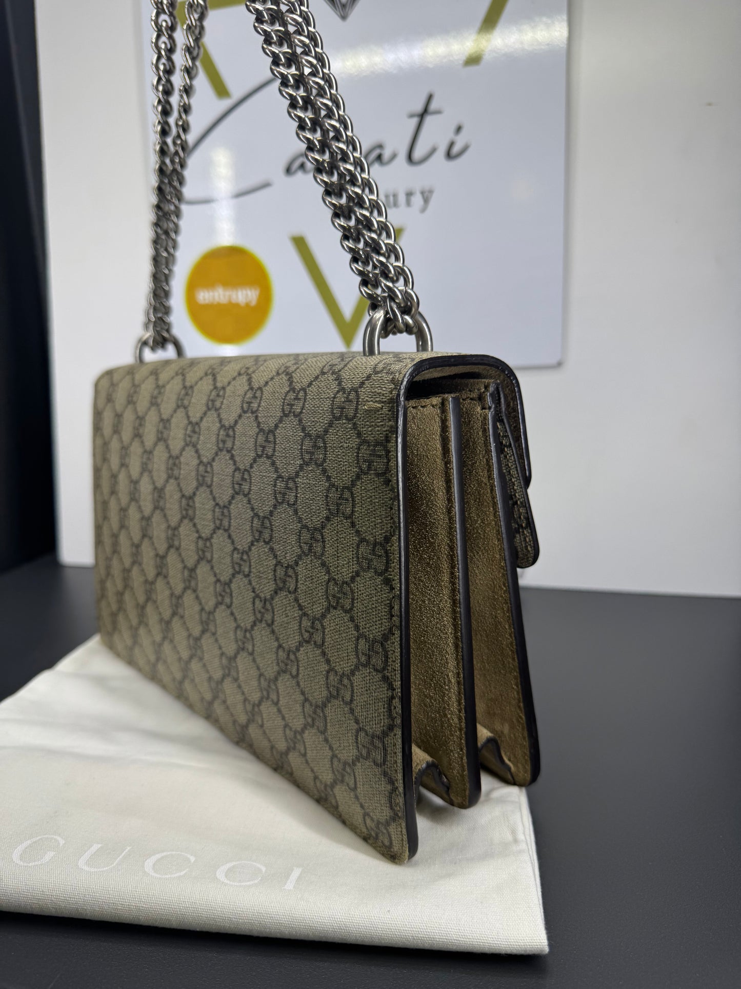 Gucci dyonisus Monogram misura media