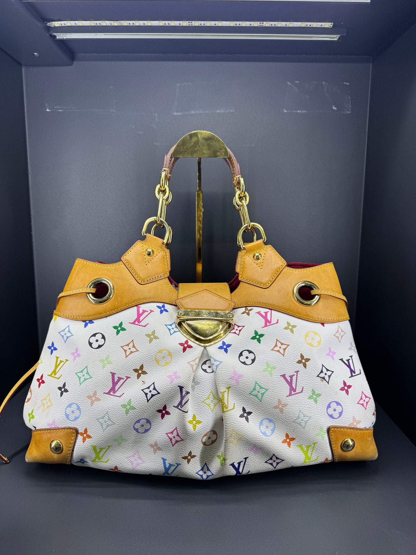 Louis Vuitton urusula Takashi Murakami white