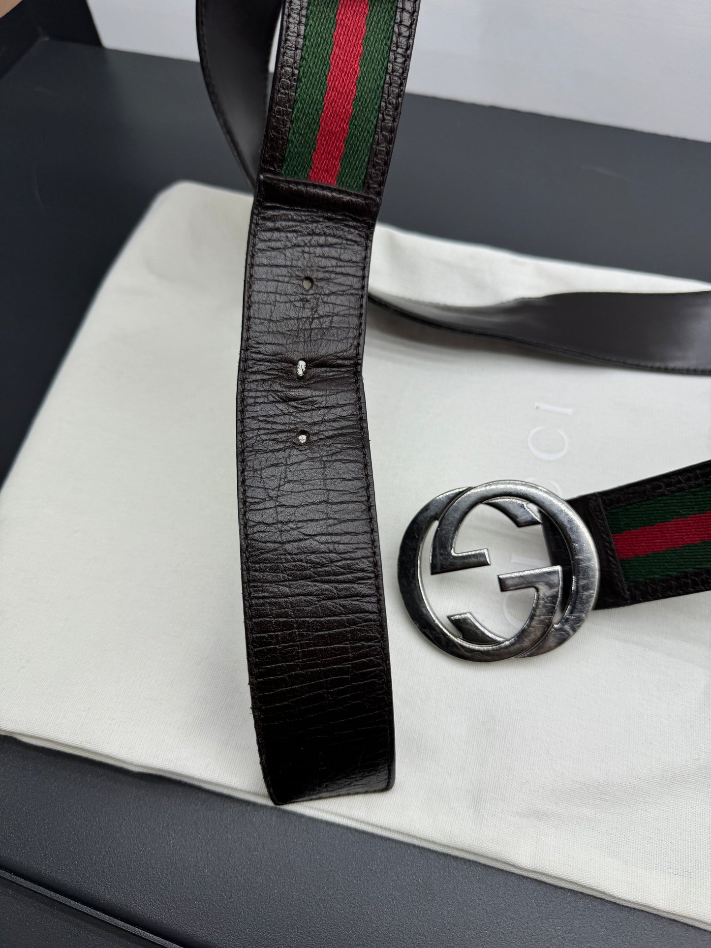 Cintura Gucci GG vintage