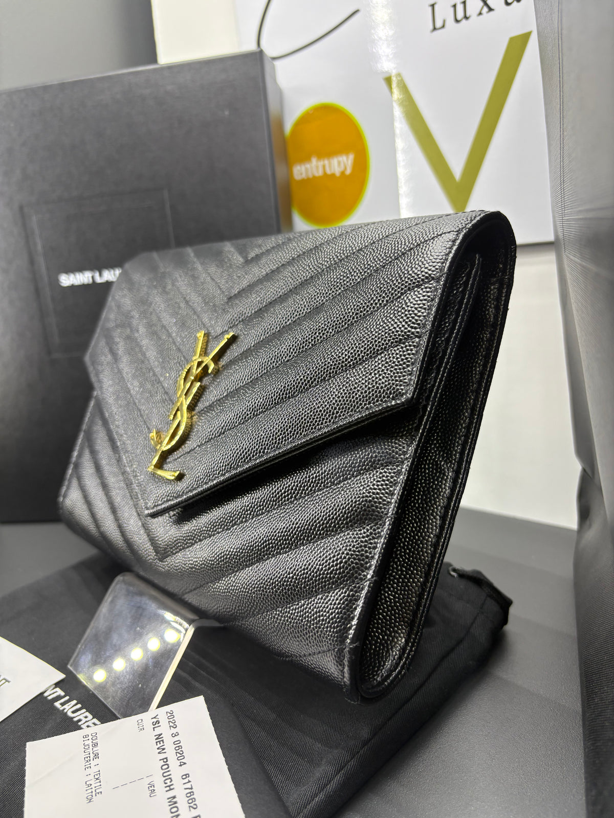 Saint Laurent  clutch Cassandre