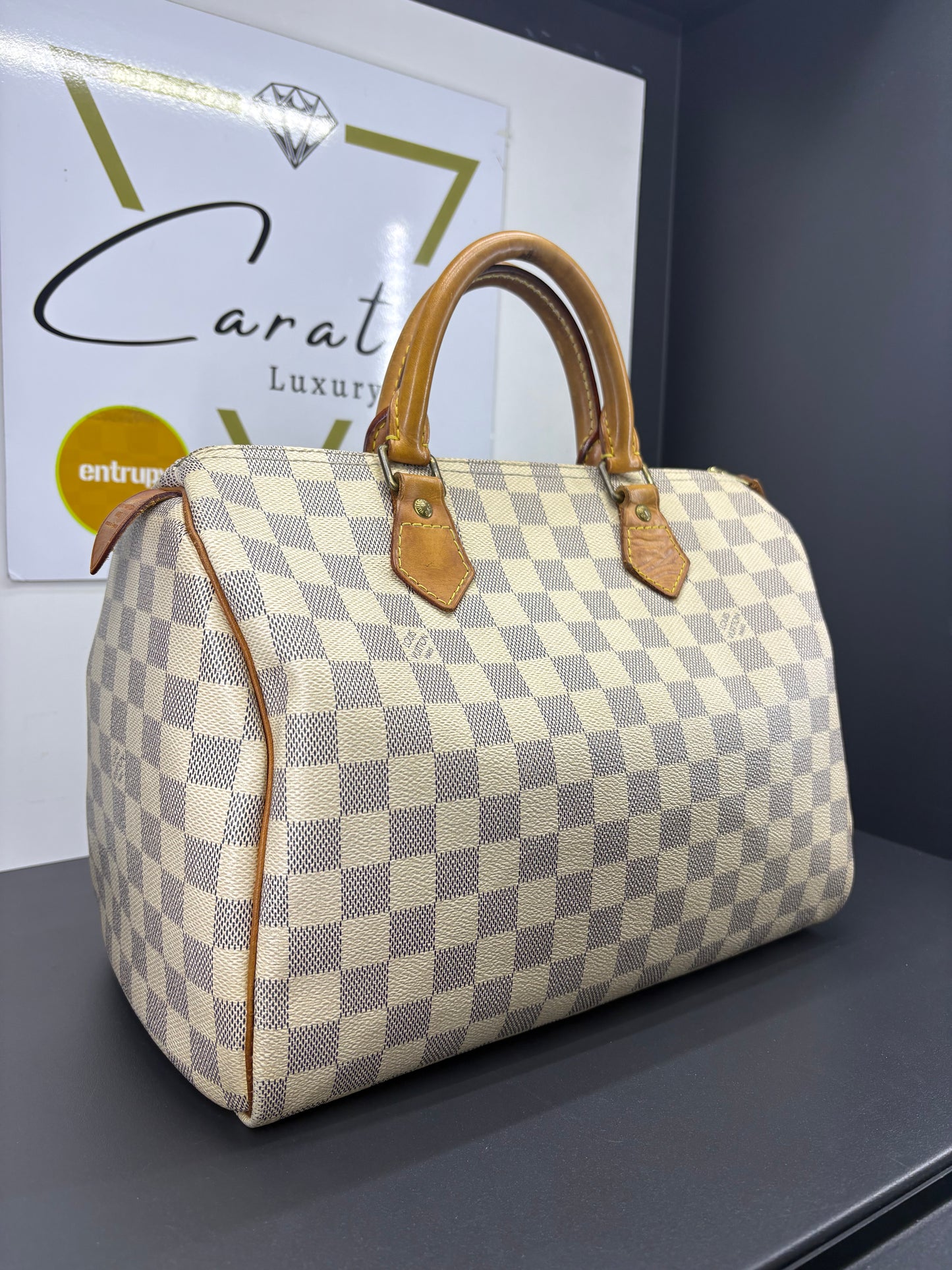 Louis Vuitton Speedy 30 Damier Azur