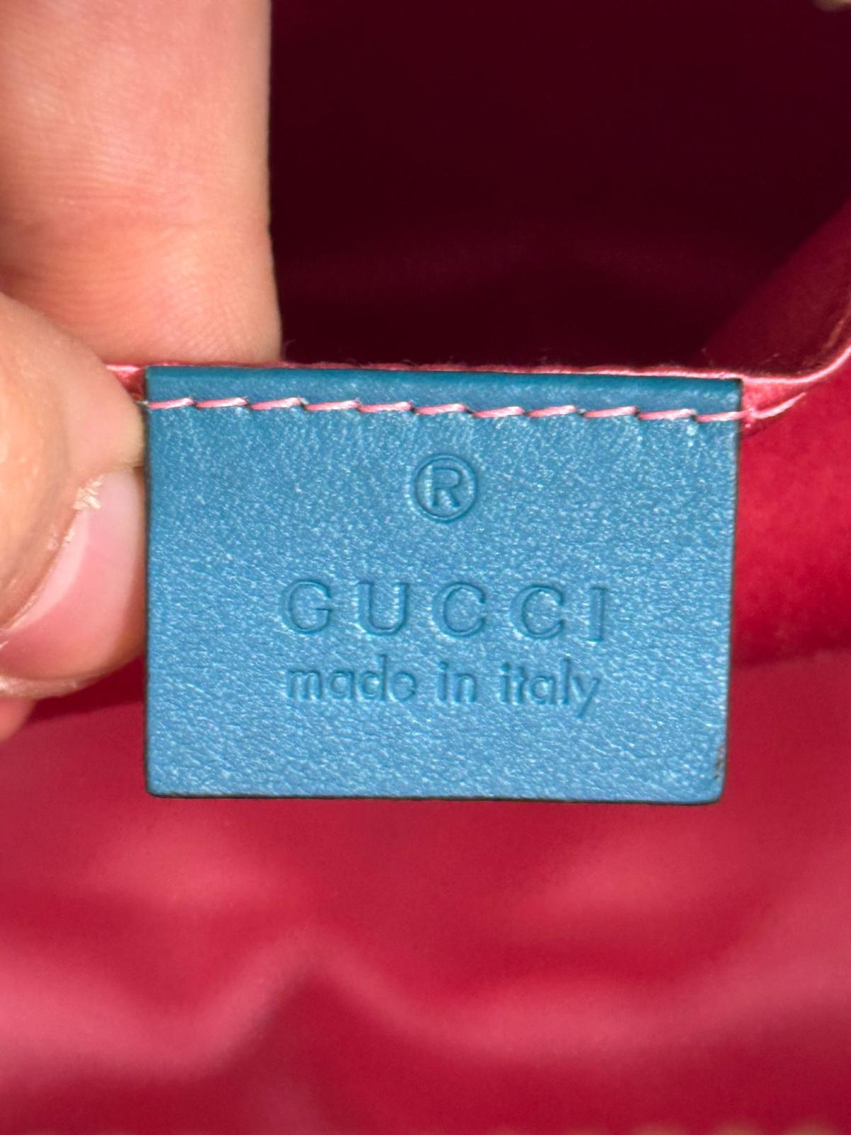Zaino Gucci GG Marmont in velluto trapuntato matelassé