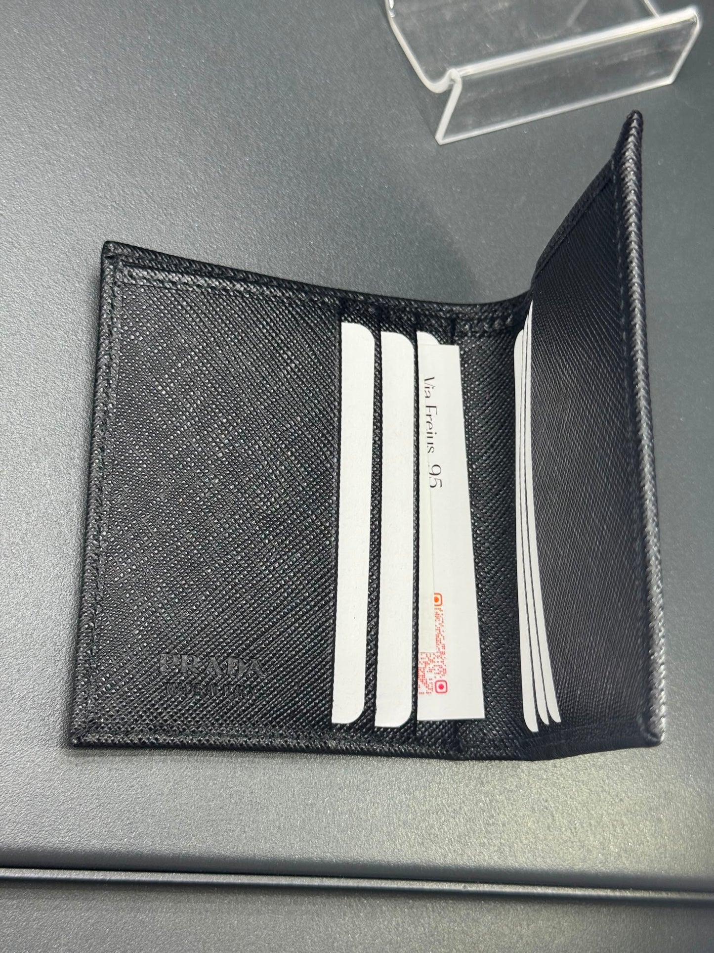 Prada portafoglio Saffiano
