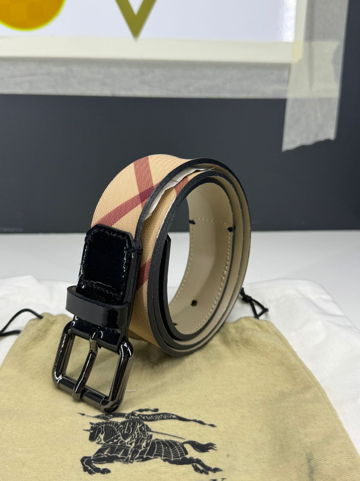 Burberry Cintura Nova Check vintage