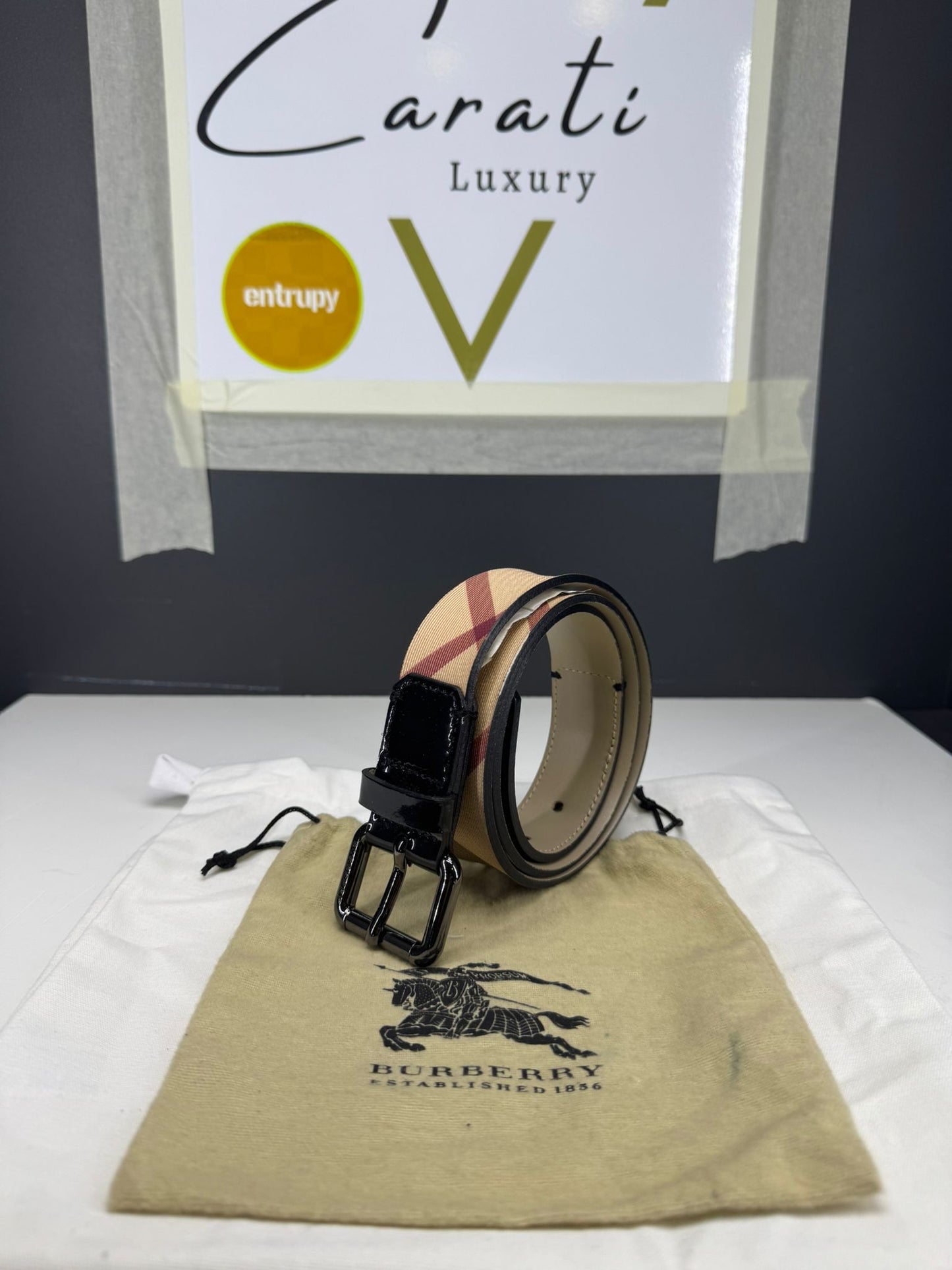 Burberry Cintura Nova Check vintage