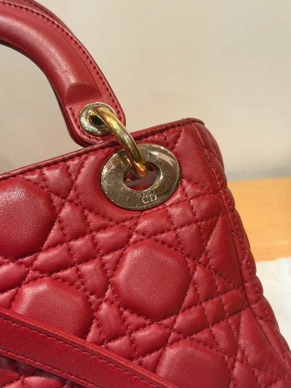 Dior Lady mini rossa