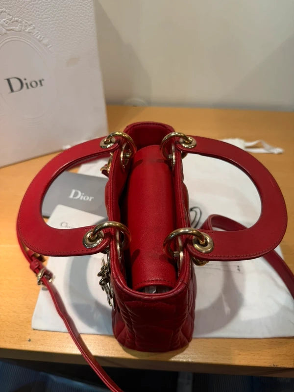 Dior Lady mini rossa